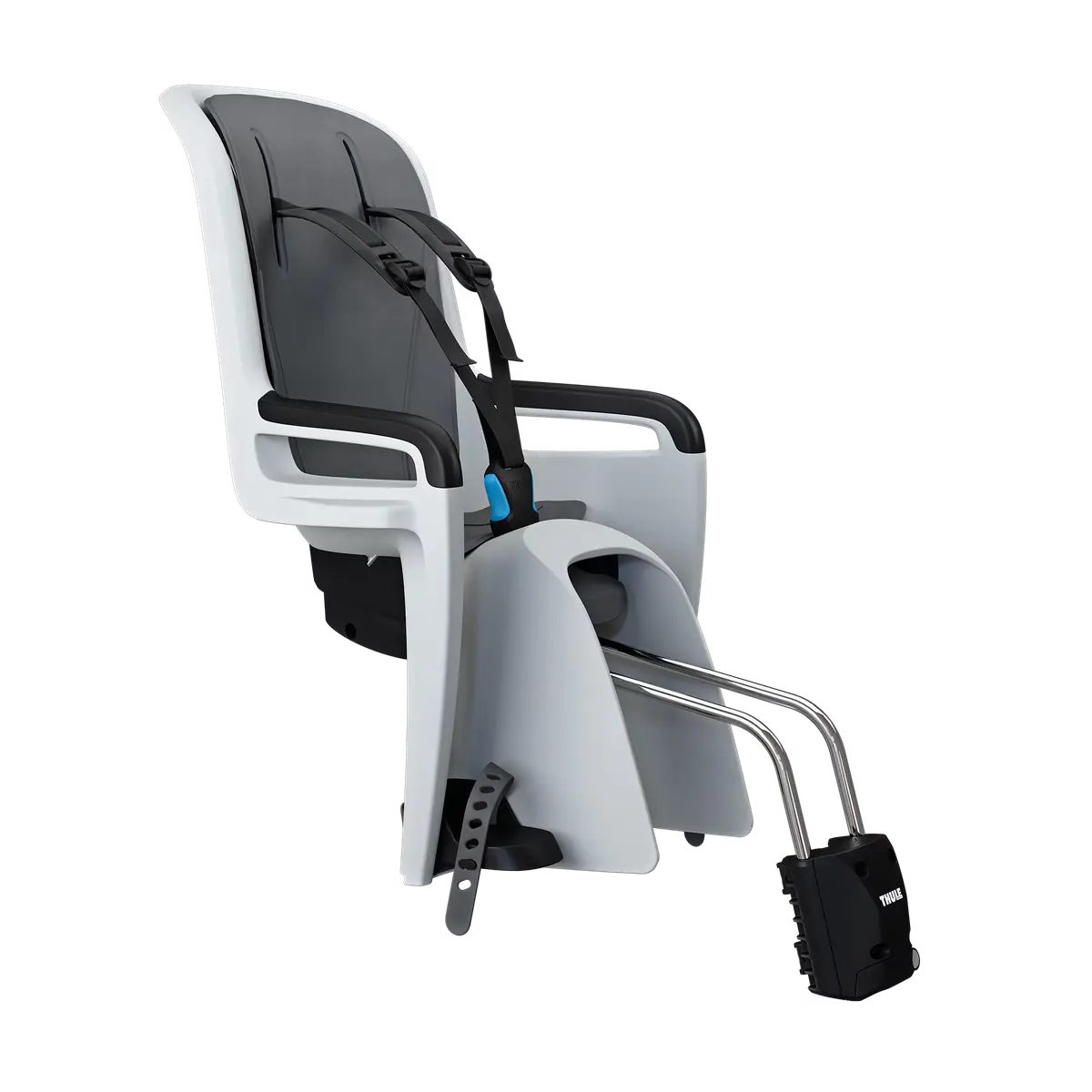 B-Ware Thule Ride Along 2 Kippbarer Kinderfahrradsitz Fahrradsitz Kindersitz Hellgrau