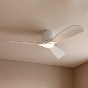 B-Ware Deckenventilator Ventilator Lampe LED Smart Lucande Moneno weiß WLAN Tuya App