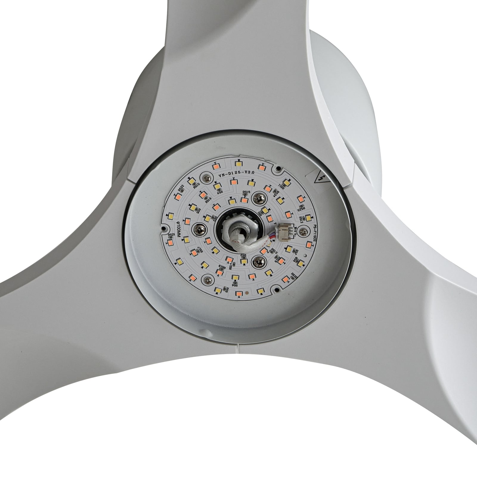 Deckenventilator Ventilator Lampe LED Smart Lucande Moneno weiß WLAN Tuya App - 4251911780055