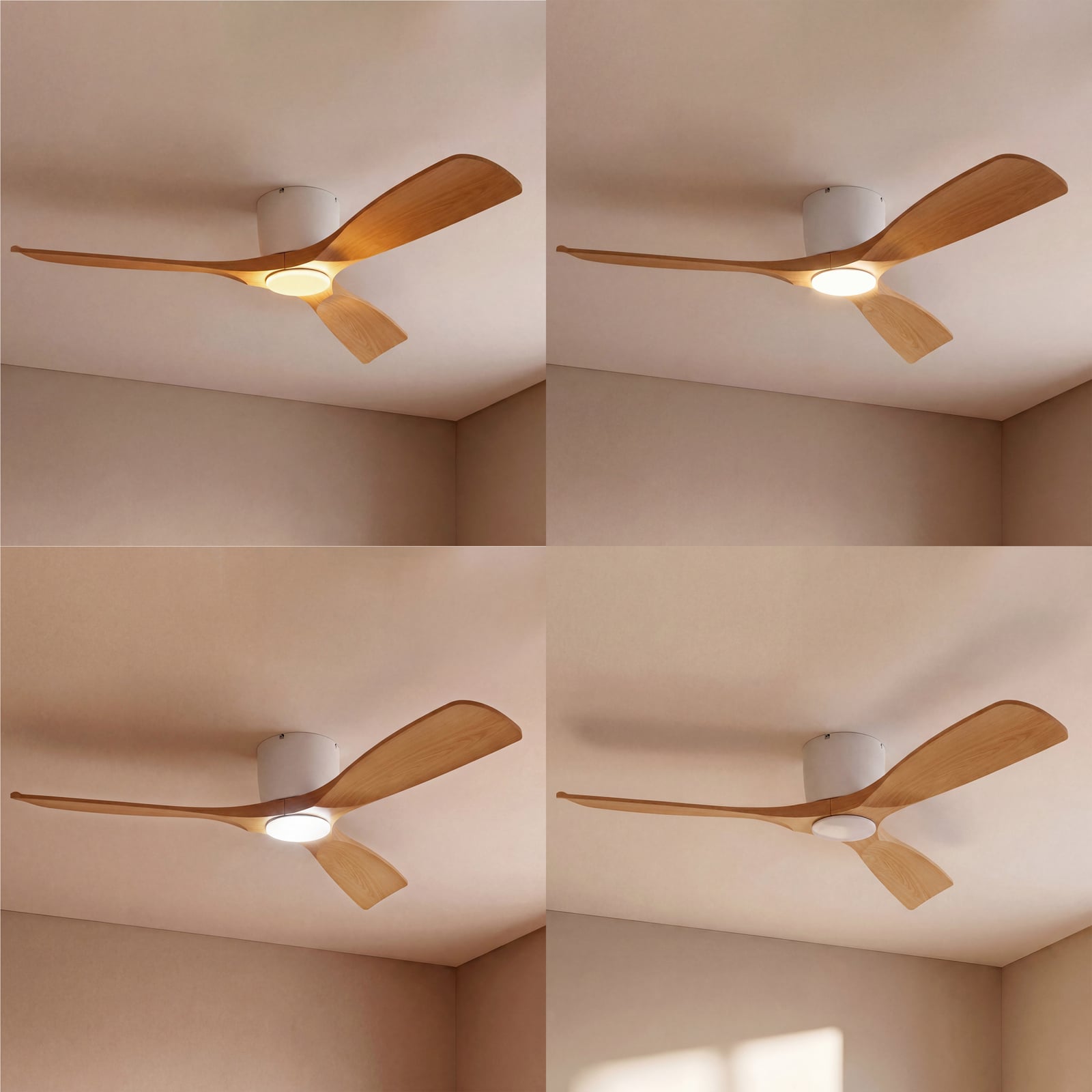 Lucande Moneno Smart-LED-Deckenventilator Ventilator Lampe Leuchte Lüfter Licht - 4251911780062