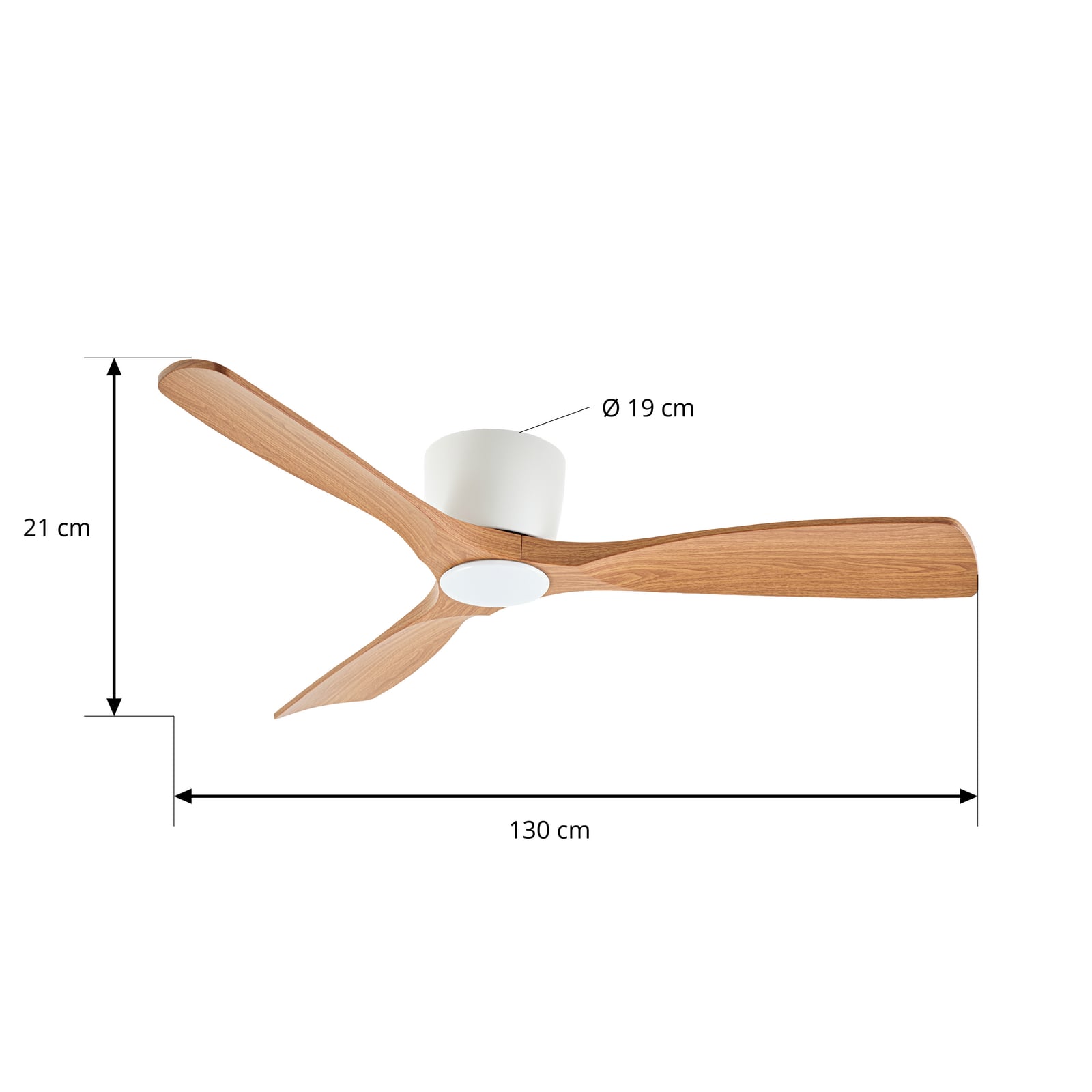 Lucande Moneno Smart-LED-Deckenventilator Ventilator Lampe Leuchte Lüfter Licht - 4251911780062
