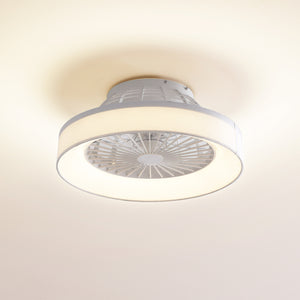 B-Ware Lindby LED-Deckenventilator Mace Ventilator Deckenventilator weiß leise Ø 47 cm