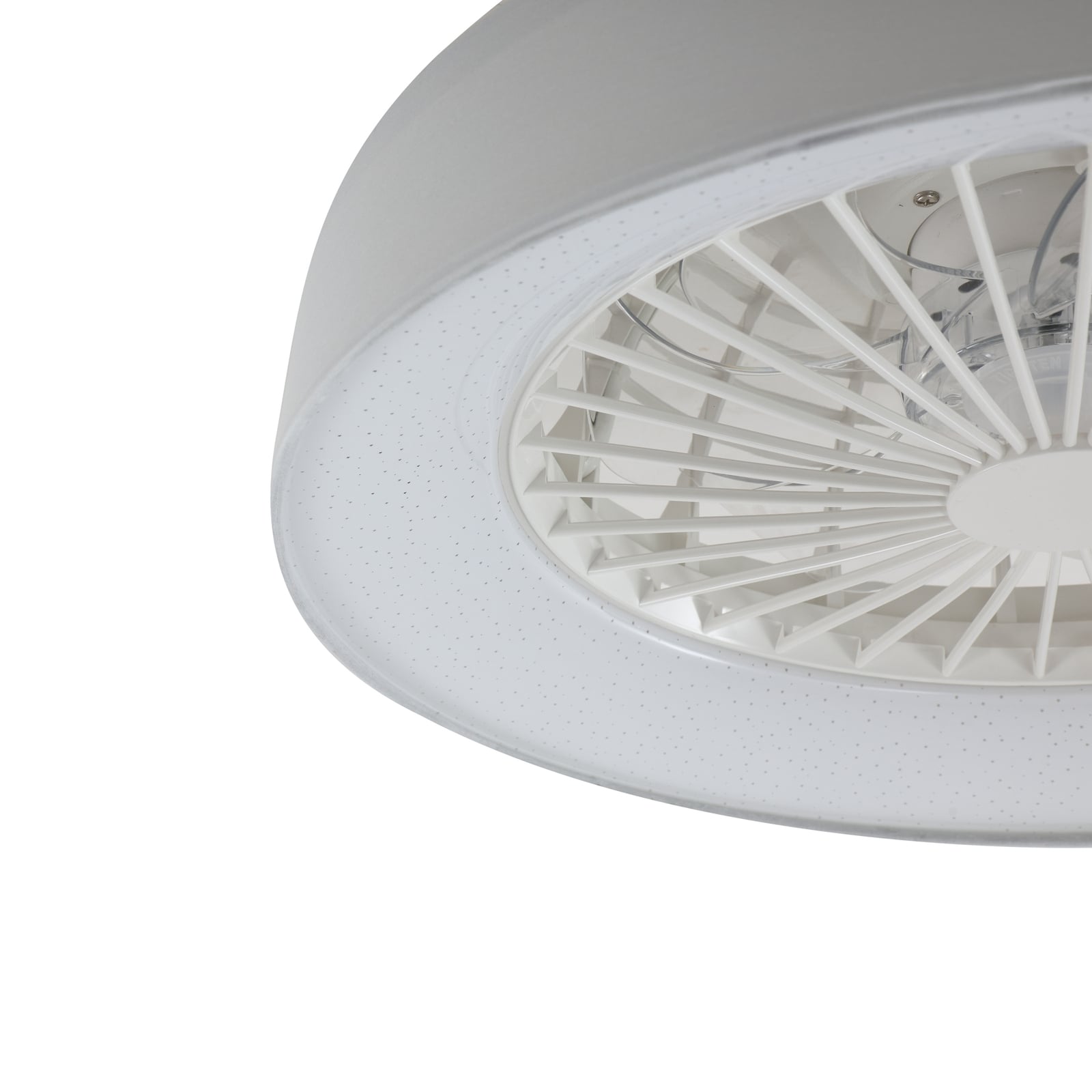 Lindby LED-Deckenventilator Mace Ventilator Deckenventilator weiß leise Ø 47 cm - 4251911780260