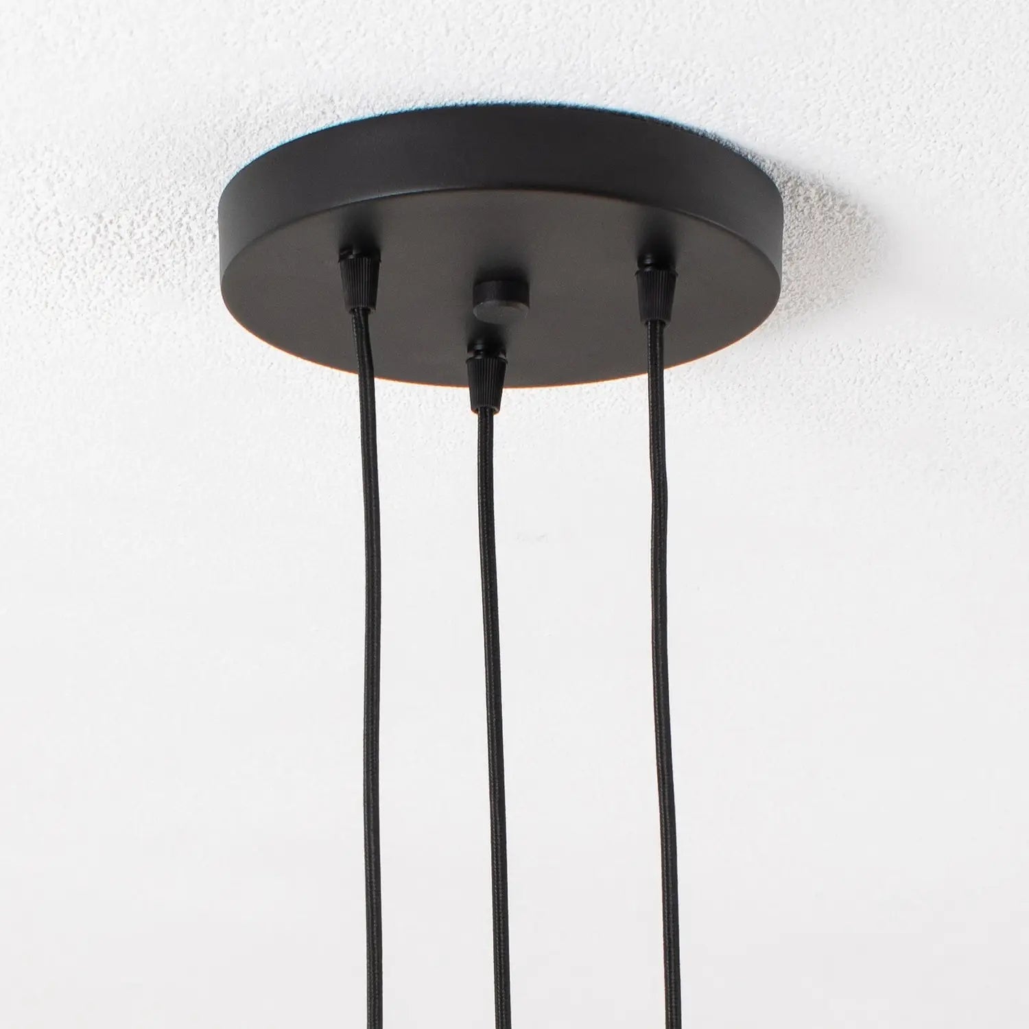 B-Ware Euluna Thalassa Pendelleuchte Hängelampe G9 Schwarz Chrom Rund 3fl Stahl - 10023181