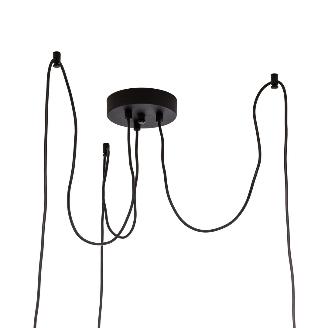 Hängelampe Manavgat N 553 Deckenleuchte Lampe 3 Flammig Gelb Blau Rot B-Ware - 10023616