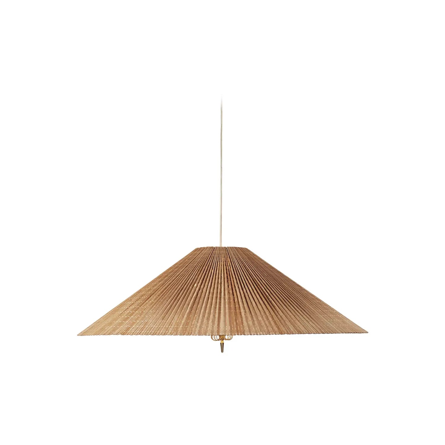 B-Ware Gubi Pendelleuchte Hängeleuchte 1972 Bambus Messing Natur Led Leuchte Lampe - 5715015751780