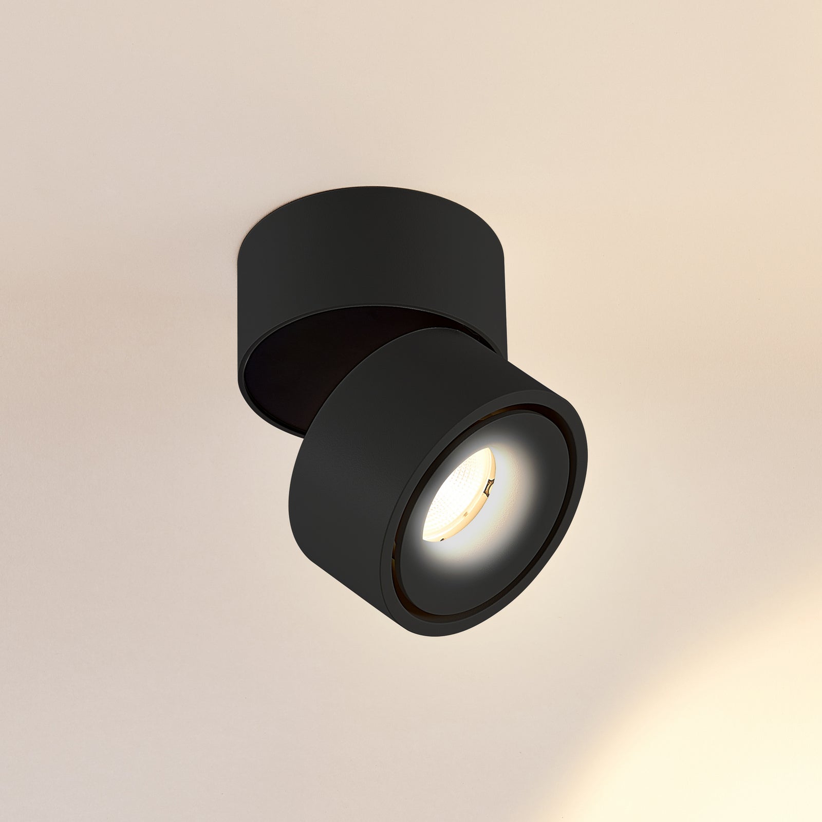Arcchio LED-Deckenstrahler Rotari 980lm 1-flg schwarz dimmbar 3000K - 4251911785449