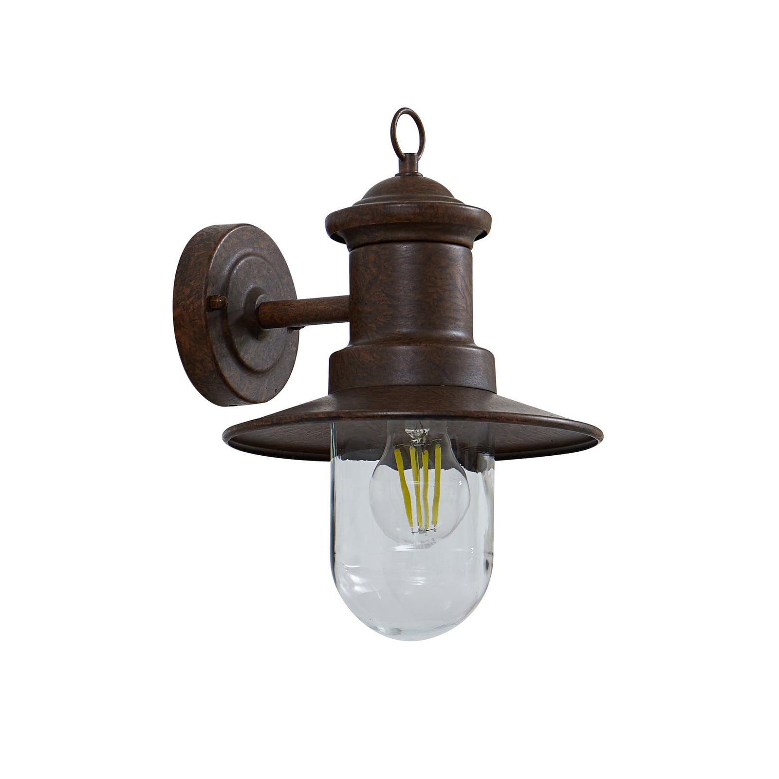 Lindby Eloretta Draußen Wandleuchte Rost Stahl Lampe Licht Außenlampe Leuchte - 4251911786736