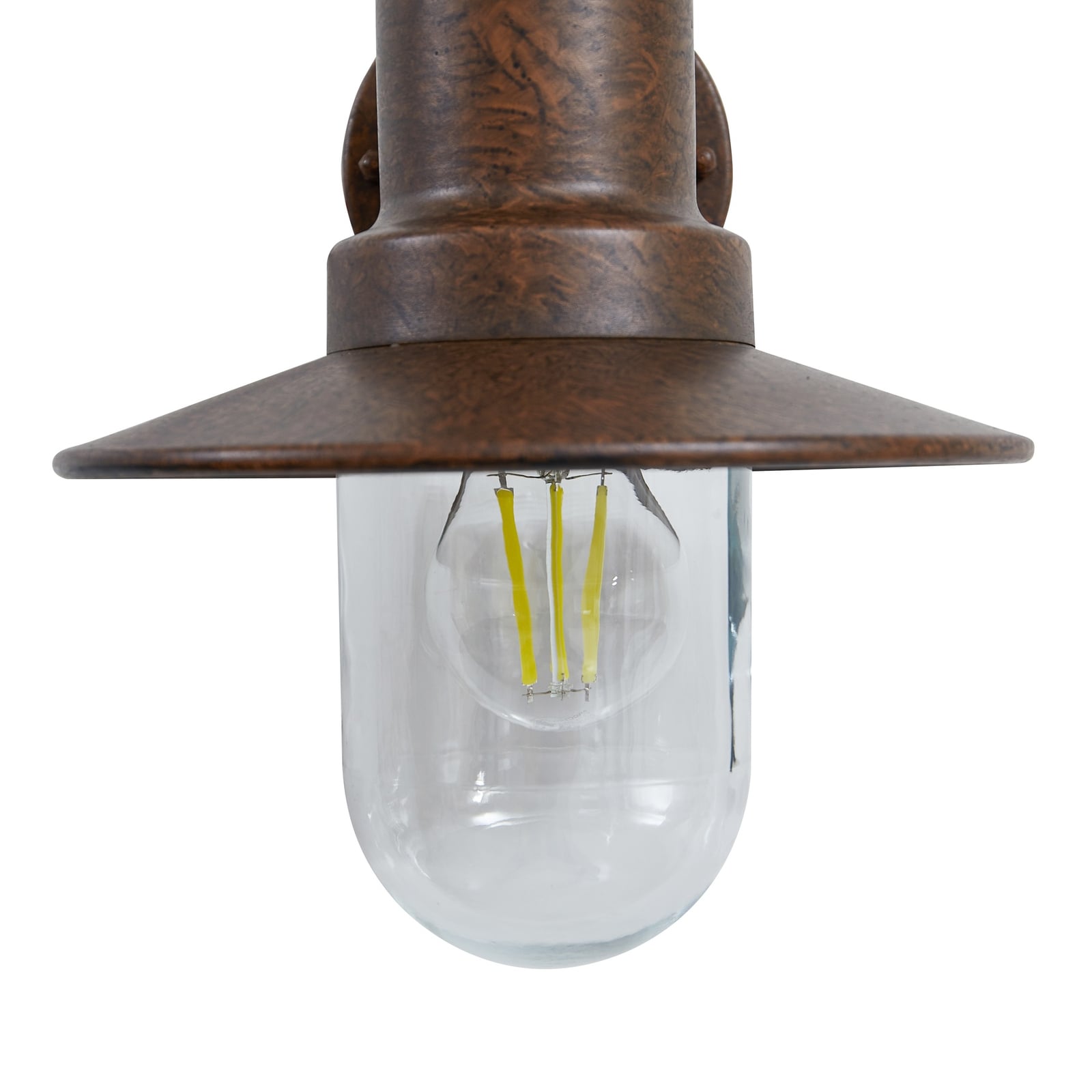 Lindby Eloretta Draußen Wandleuchte Rost Stahl Lampe Licht Außenlampe Leuchte - 4251911786736