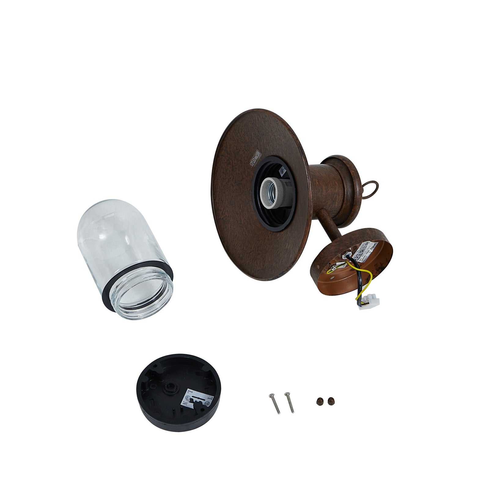 Lindby Eloretta Draußen Wandleuchte Rost Stahl Lampe Licht Außenlampe Leuchte - 4251911786736