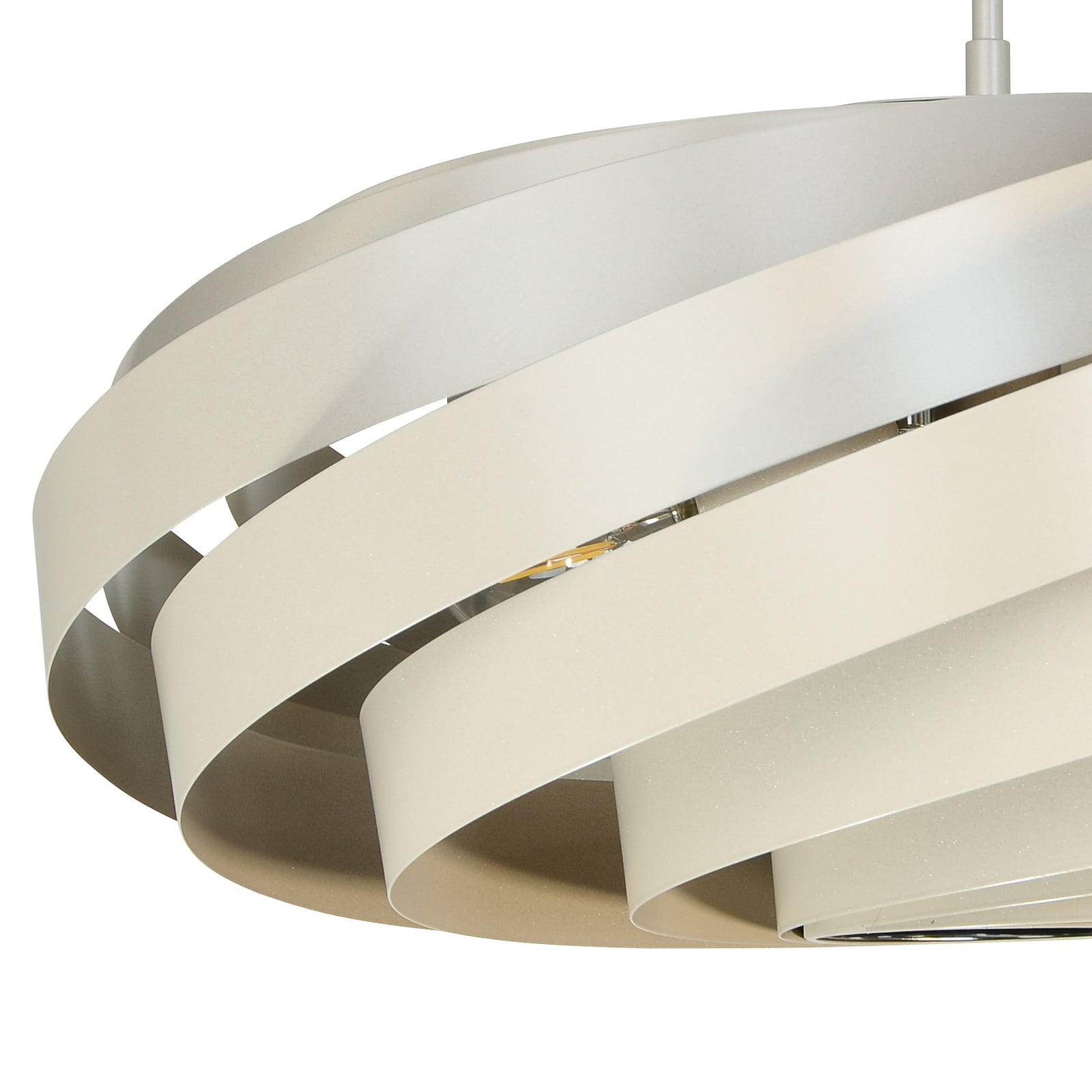 Euluna Deckenleuchte Vento beige 60 cm dimmbar 4x15W E27 Metall IP20 - 4251911787337