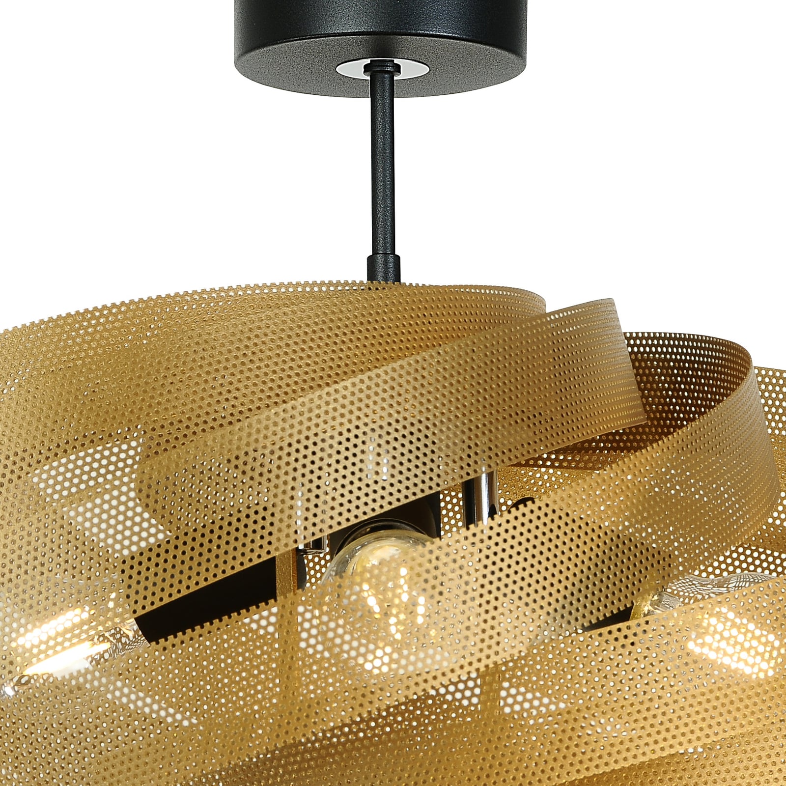 Euluna Deckenleuchte Vento goldfarben Ø 60 cm Deckenlampe Lampe Leuchte Spot - 4251911787368