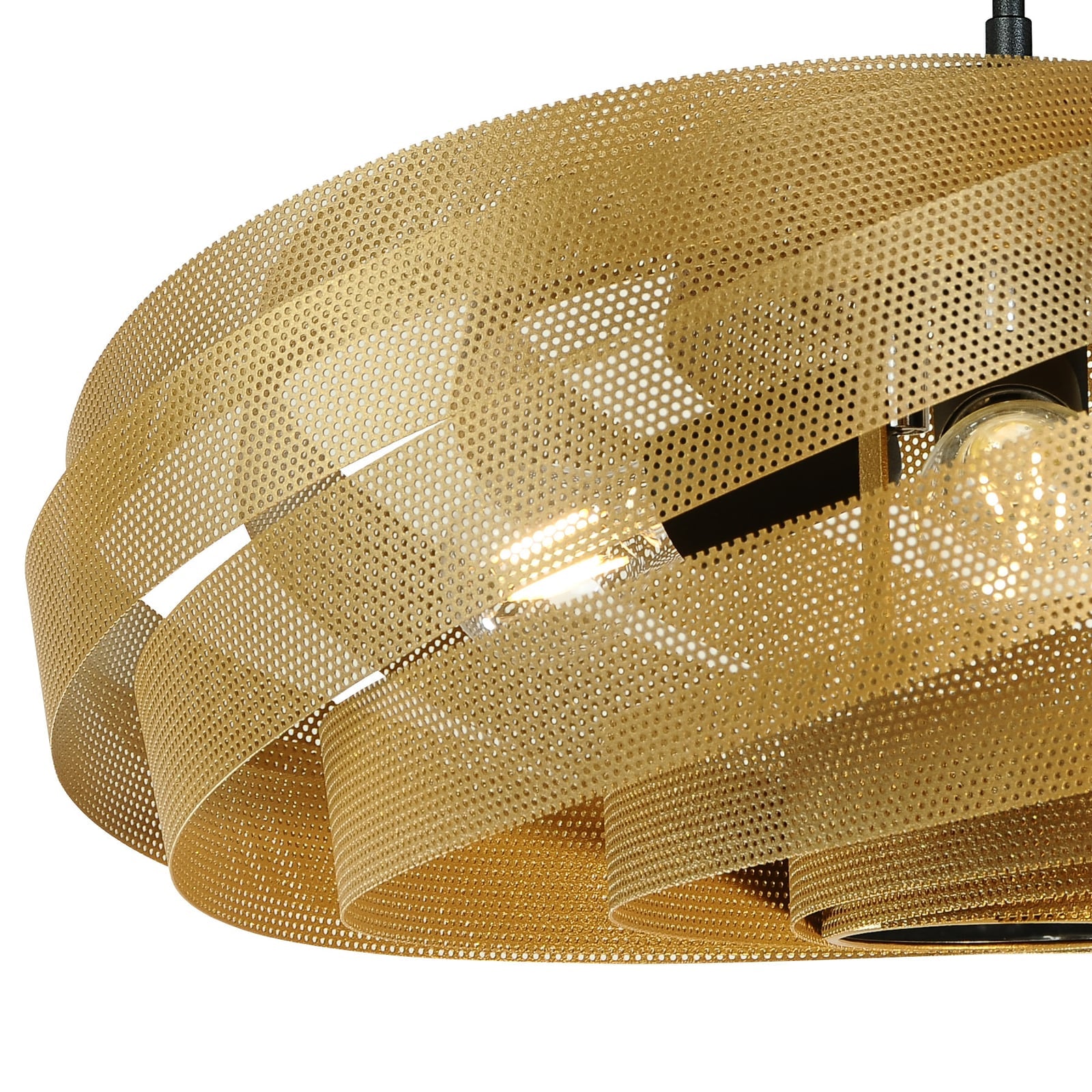 Euluna Deckenleuchte Vento goldfarben Ø 60 cm Deckenlampe Lampe Leuchte Spot - 4251911787368
