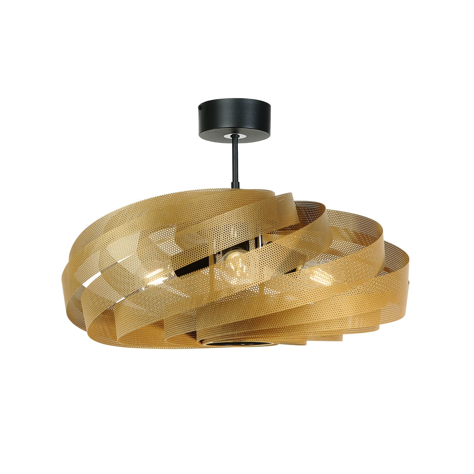 Euluna Deckenleuchte Vento goldfarben Ø 60 cm Deckenlampe Lampe Leuchte Spot - 4251911787368