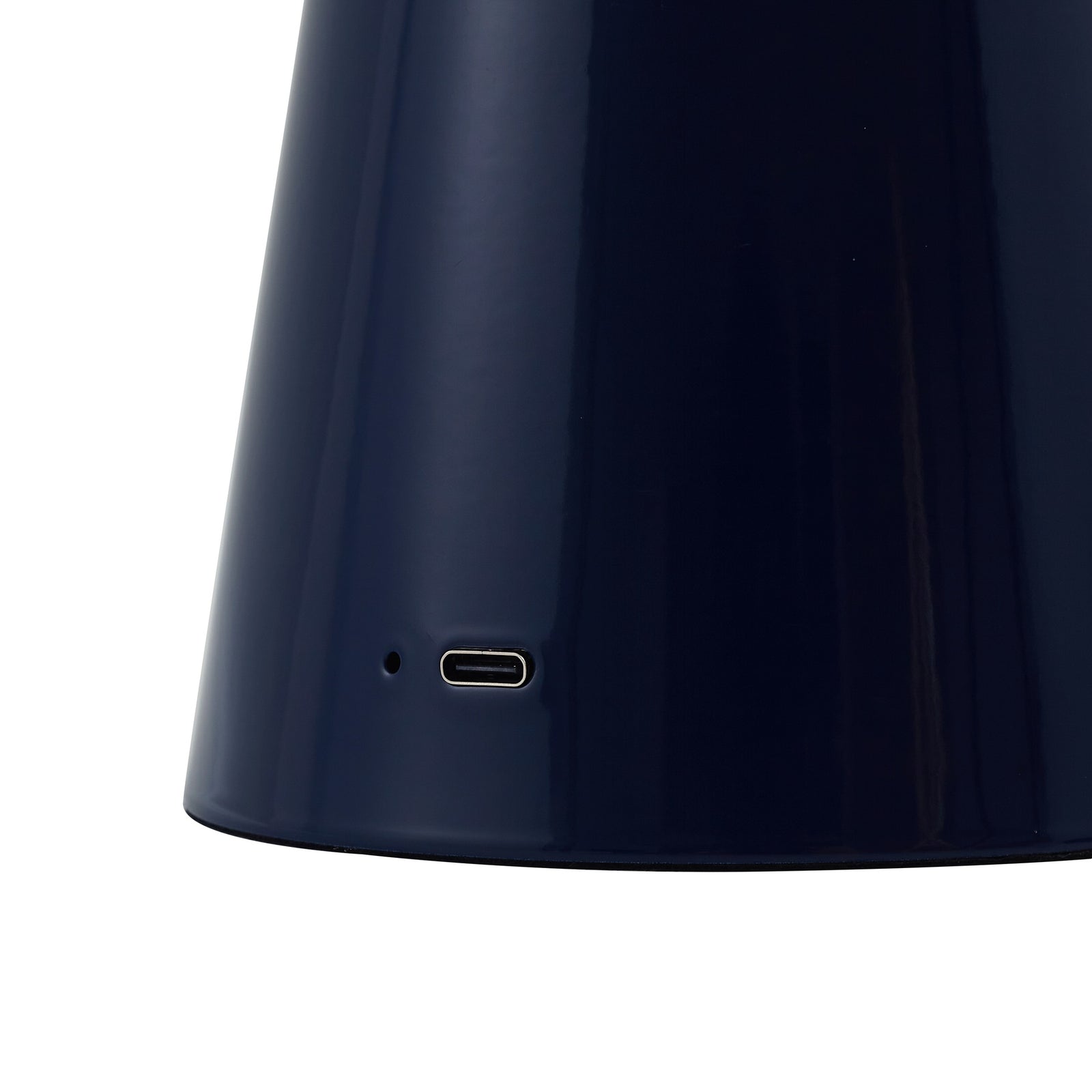 Lindby LED-Akkutischlampe Nevijo blau Ø20cm dimmbar USB 3000K 230 Lumen - 4251911791525