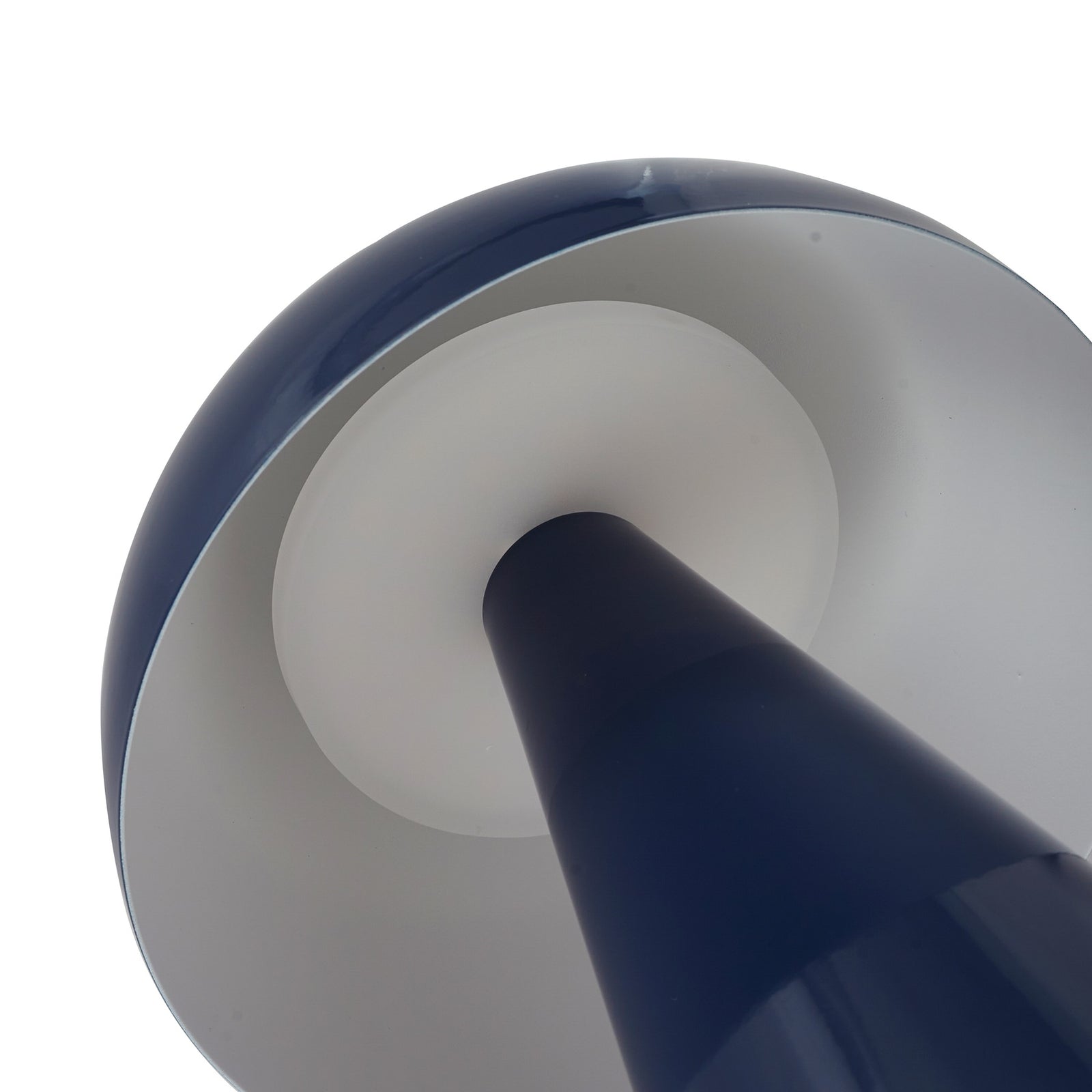 Lindby LED-Akkutischlampe Nevijo blau Ø20cm dimmbar USB 3000K 230 Lumen - 4251911791525