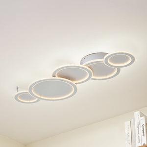 B-Ware Lucande LED-Deckenleuchte Diala 96 cm weiß dimmbar 8200 lm IP20