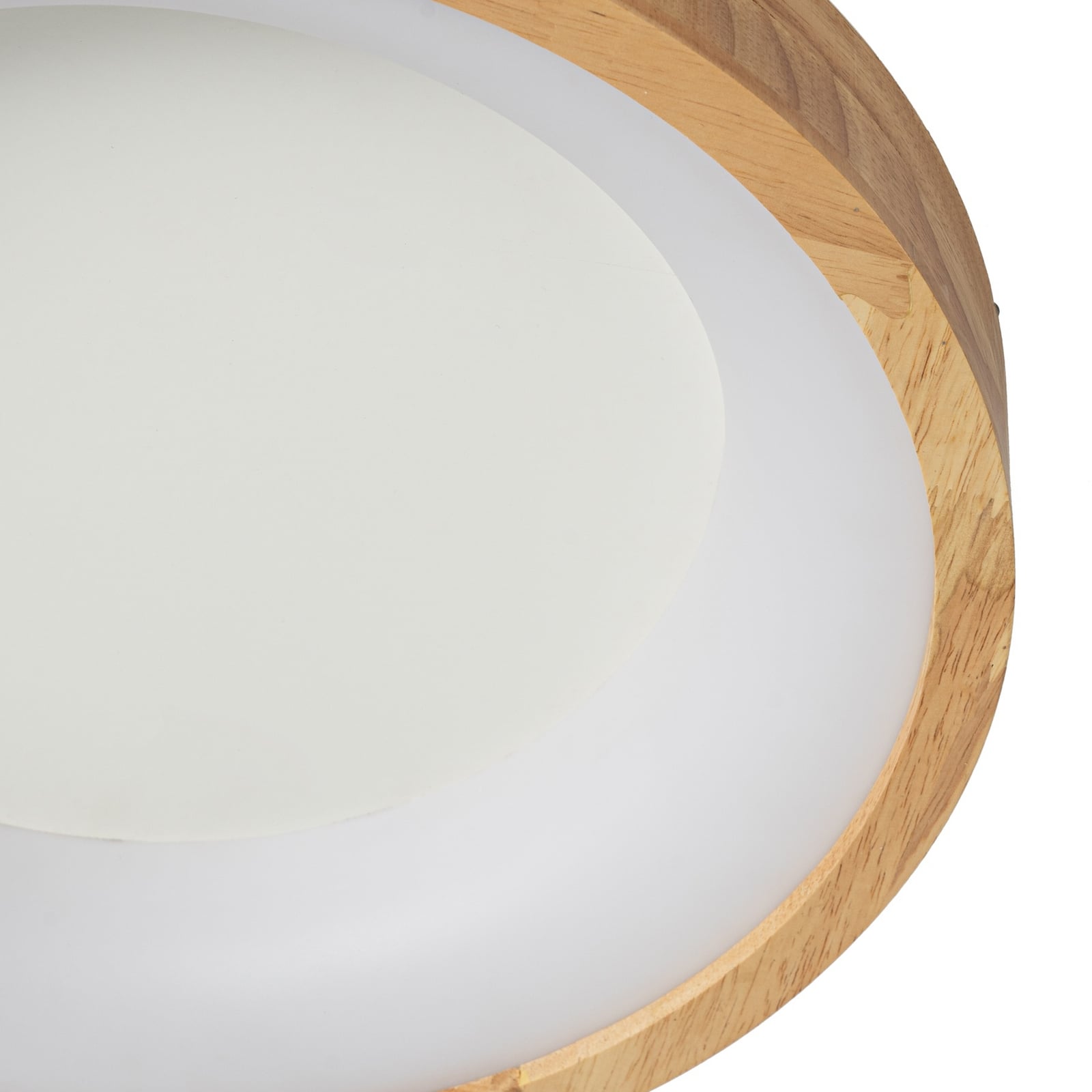 Lucande LED-Deckenleuchte Samvel Ø 40 cm Holz warmweiß universalweiß tageslicht - 4251911791846