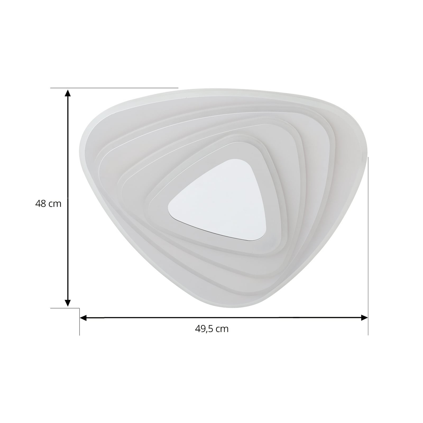 Lindby Deckenleuchte Deckenlampe LED Rebeka weiß Fernbedienung CCT dimmbar - 4251911792447