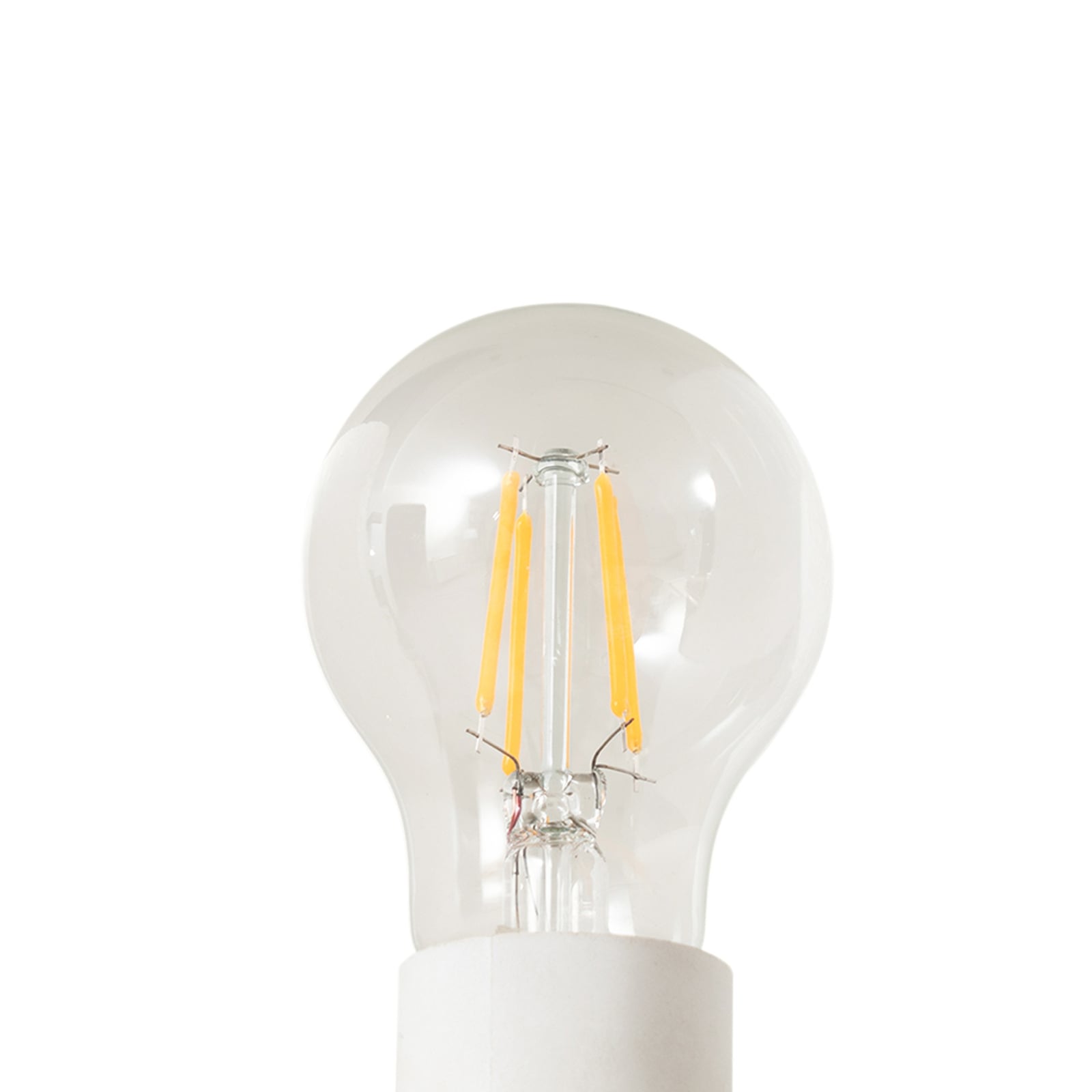 Lindby Tischleuchte Lennes beige Glas Ø 20 cm 39 cm hoch E27 Leuchtmittel - 4251911792607
