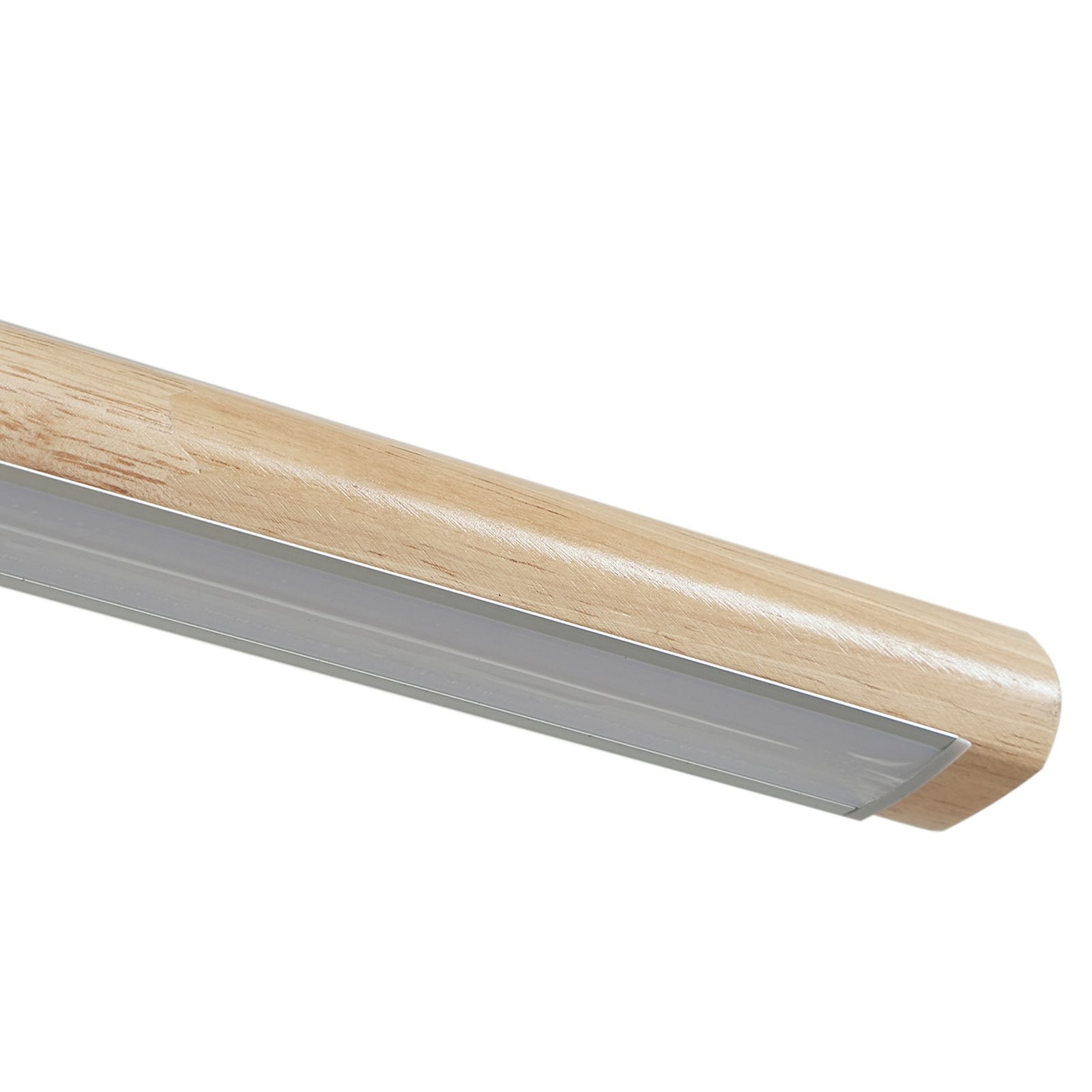 Lucande Holz Hängeleuchte Pendelleuchte Maruta LED 3000K 120 cm Balken Lampe - 4251911792799