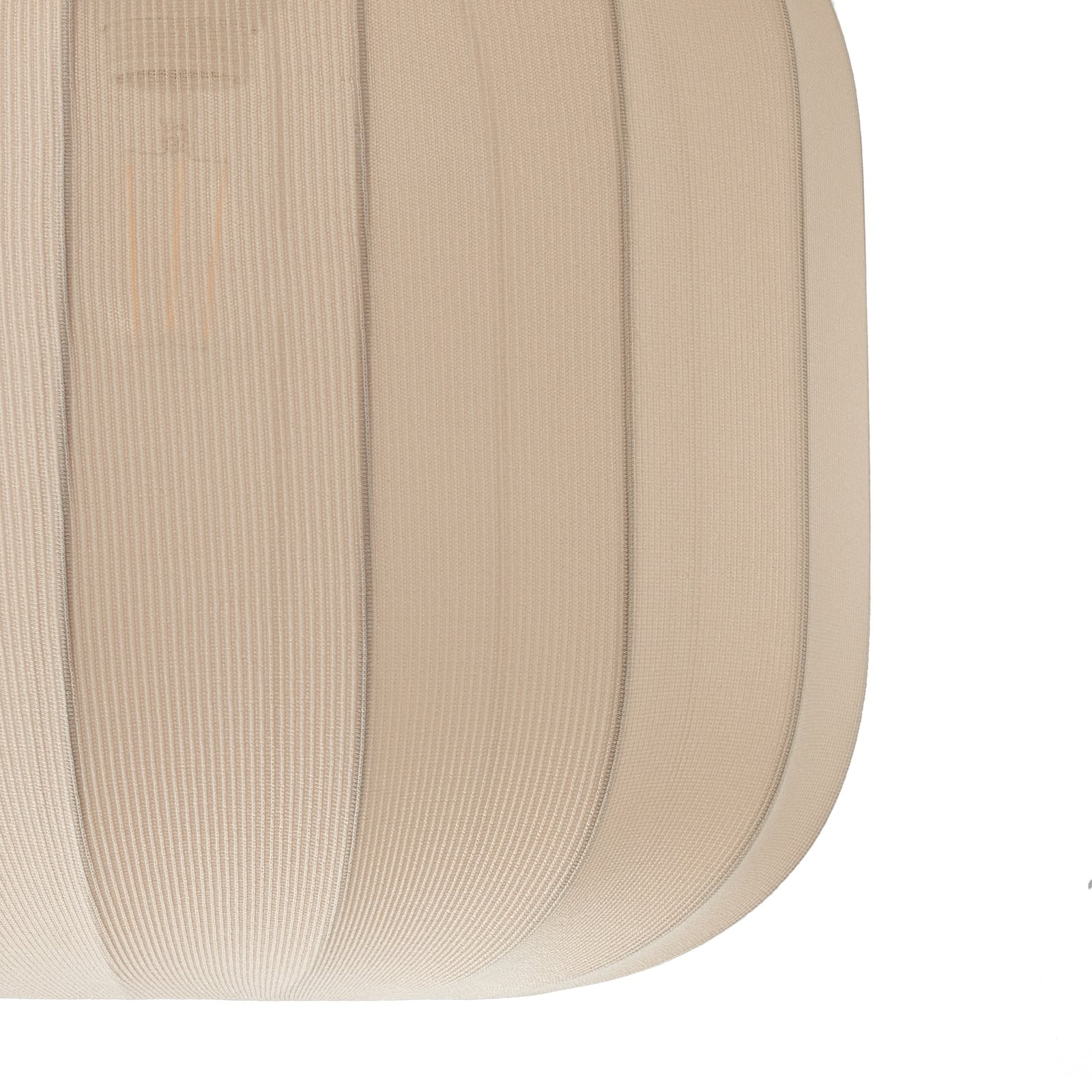 Lindby Deckenleuchte Helin beige Stoff Ø 35 cm dimmbar E27 15 W - 4251911793864