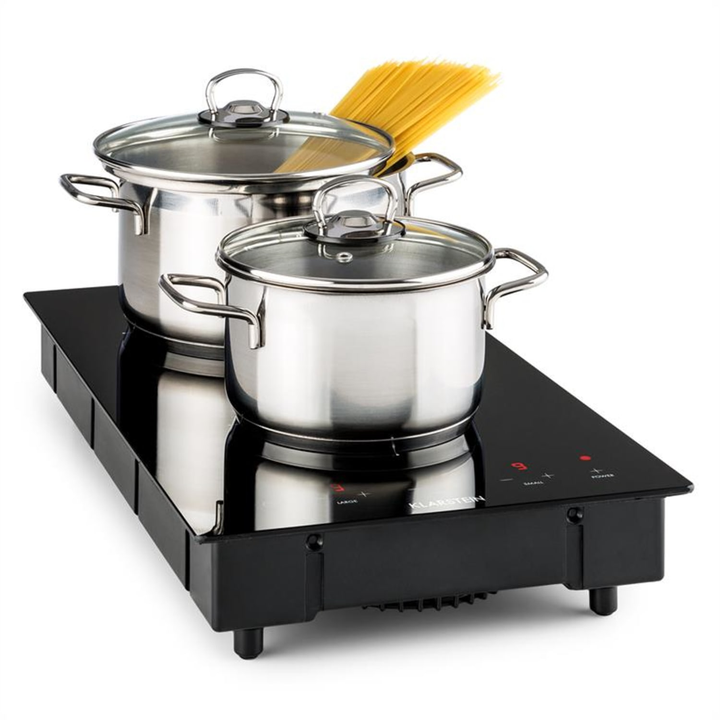 Klarstein Vari Cook Domino Induktionskochfeld Kochplatte Herdplatte 2 Kochzonen  B-Ware
