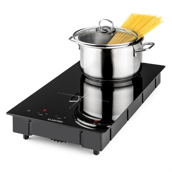 Klarstein Vari Cook Domino Induktionskochfeld Kochplatte Herdplatte 2 Kochzonen  B-Ware