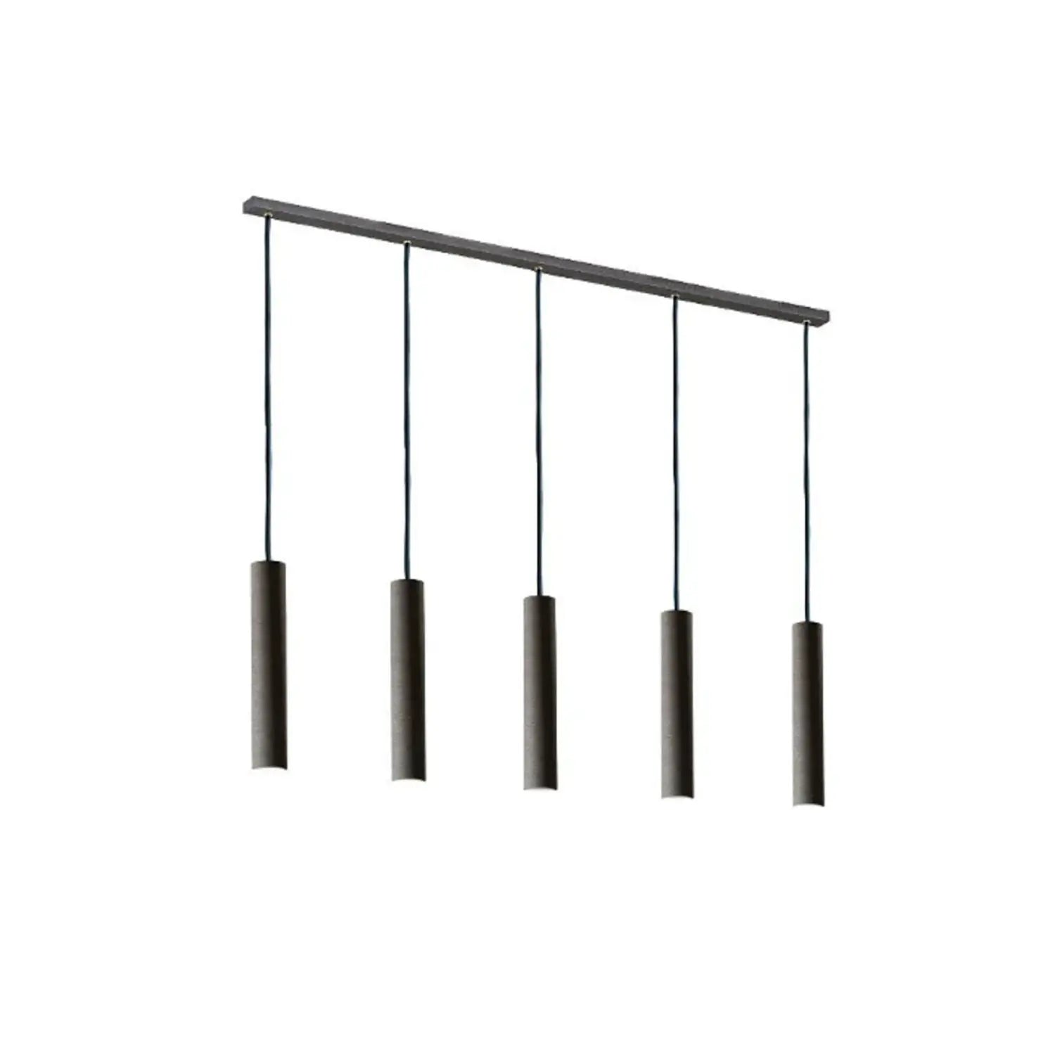 B-Ware Hängeleuchte Brenta Pendelleuchte Stahl Anthrazit Lampe 110cm Gu10 Led 5 Flammig - 1003230