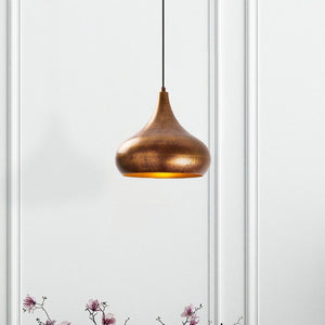 B-Ware Hängeleuchte Muba 11550 messing brüniert Metall Ø 26 cm Deckenlampe Leuchte