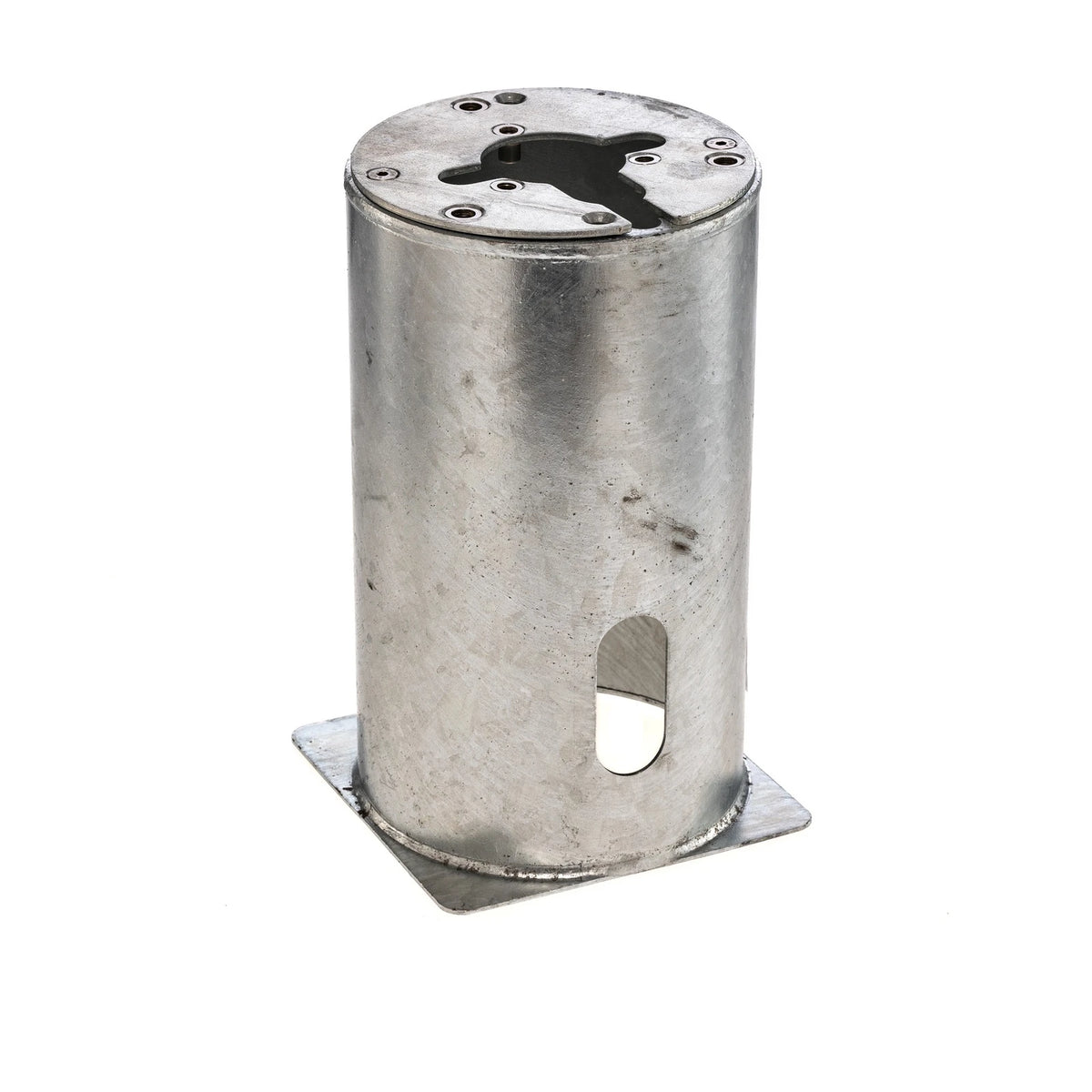 BEGA Anschlussgehäuse Verteilerdose Wallwasher Bodenaufbauleuchte Stahl 27,5 cm - 10034448