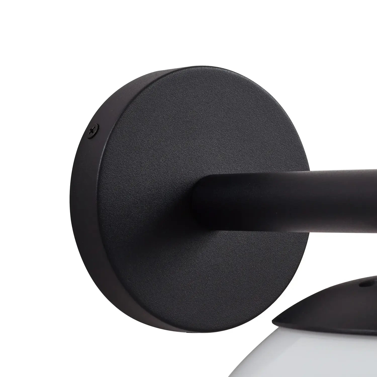 B-Ware Lindby Außenwandleuchte Wandlampe Dangan Weiß Glas Durchmesser 20 Cm Ip44   - 10036365