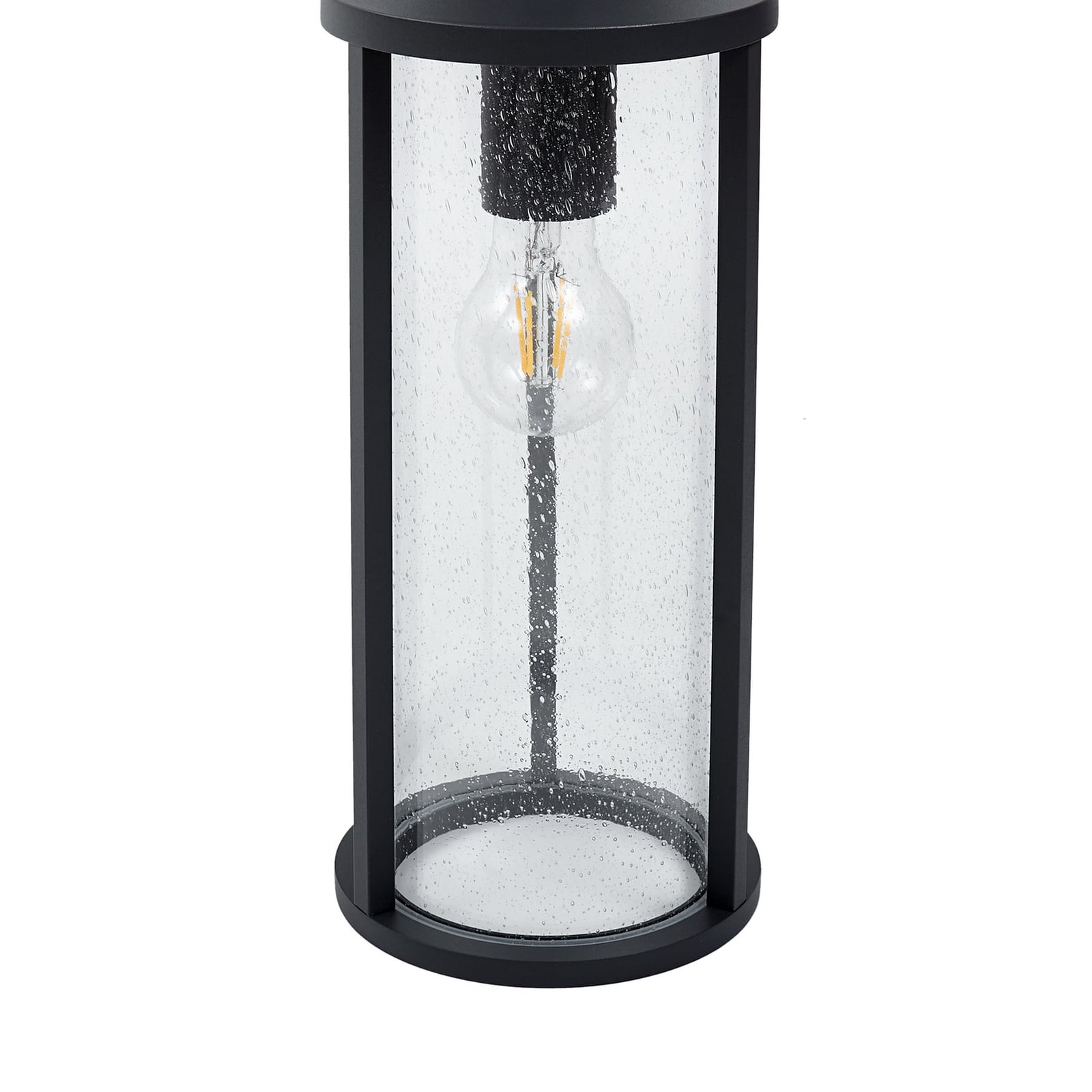 Lucande Außenwandleuchte Emmeline 45cm graphit matt dimmbar IP54 E27 - 4251911799026