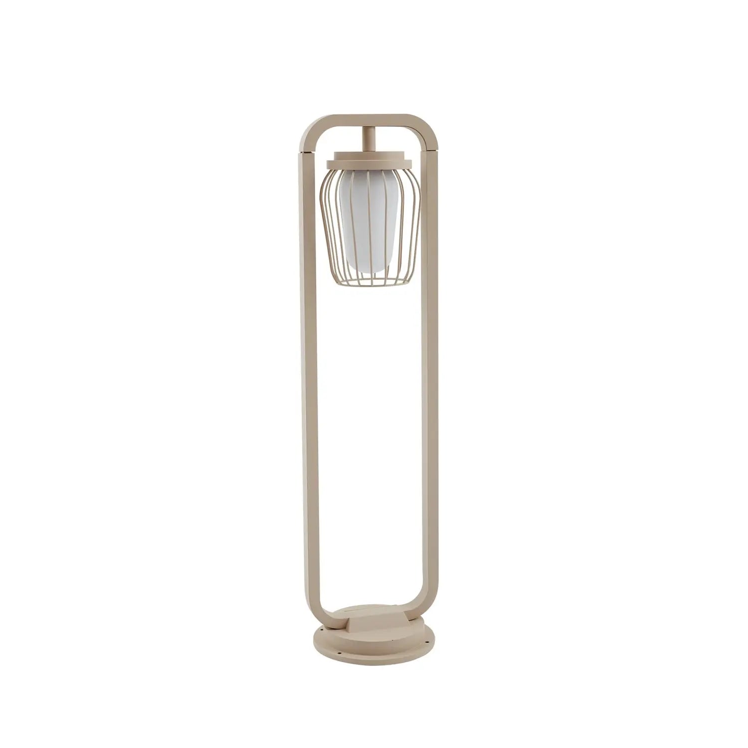 B-Ware Lucande Wegeleuchte Außenleuchte Chandan Beige Metall Ip54 90 Cm Gartenleuchte - 4251911799729