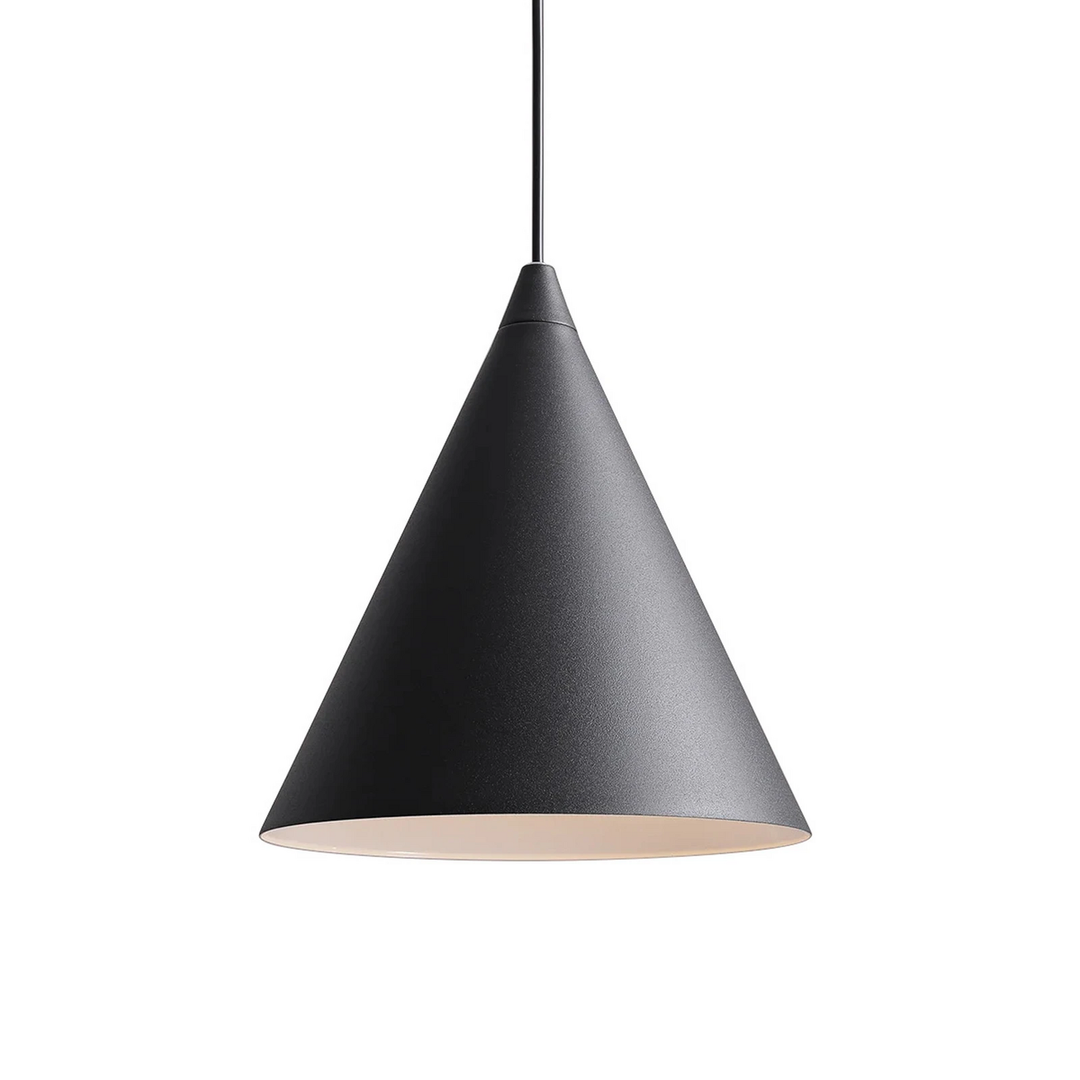 Aldex Hängeleuchte Pendelleuchte Lampe Schwarz Metall ø 24 Cm Kegel E27 B-Ware - 10039133
