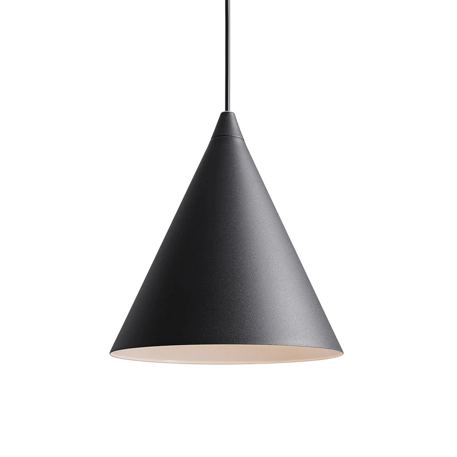 Aldex Hängeleuchte Pendelleuchte Lampe Schwarz Metall ø 24 Cm Kegel E27 B-Ware - 10039133