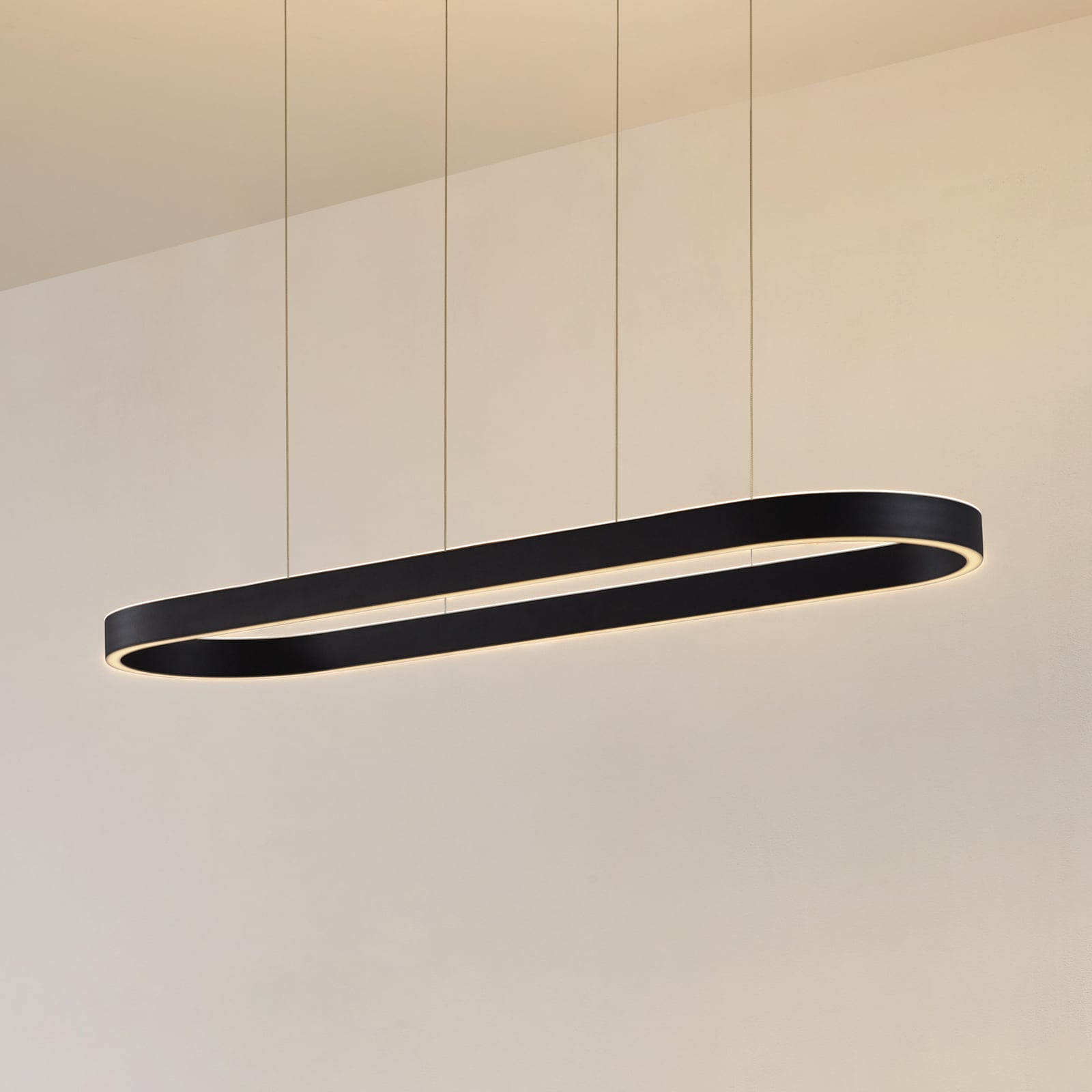 Lucande Smart LED Hängeleuchte Pendelleuchte Melinay schwarz CCT Tuya - 4255830900327