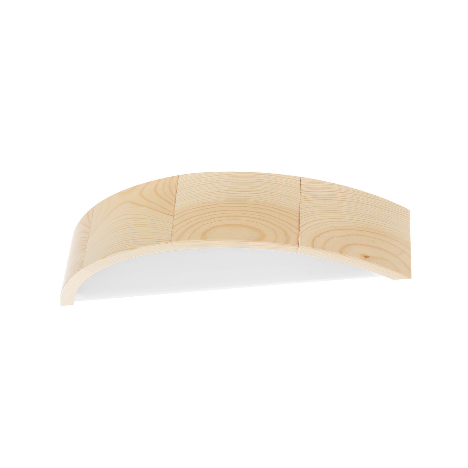 Wandleuchte Cleo D1DR410 LED Wandlampe Holz dimmbar E27 41cm lang weiß natur - 5907623600202