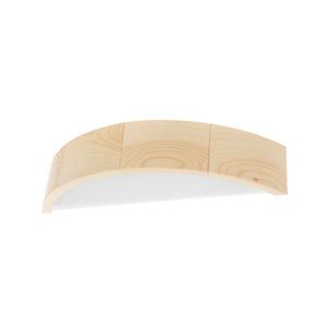 B-Ware Wandleuchte Cleo D1DR410 LED Wandlampe Holz dimmbar E27 41cm lang weiß natur