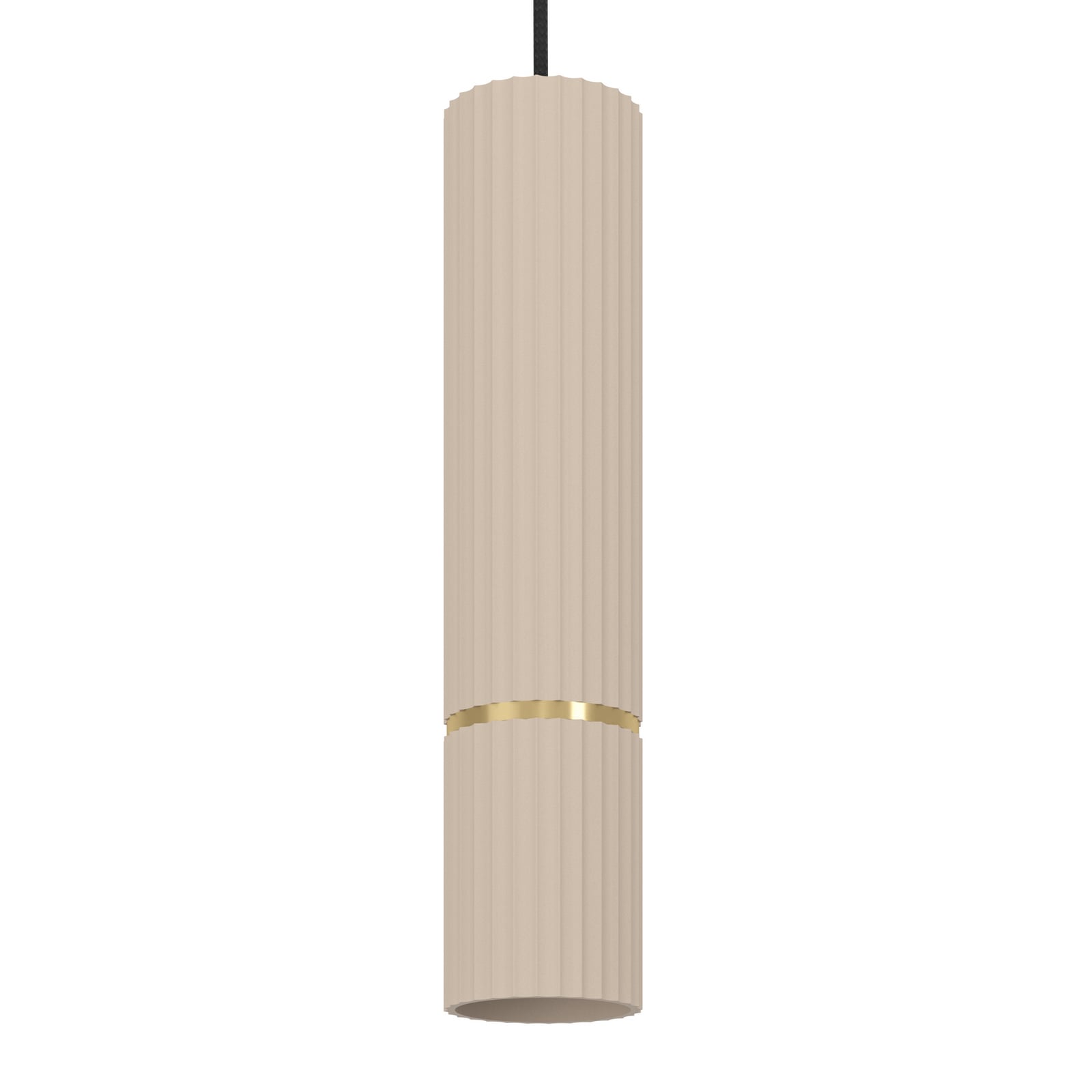 Hängeleuchte Caminia sandfarben 77 cm Stahl 3-flg GU10 Eglo - 9008606312498