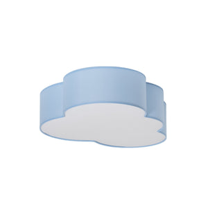 B-Ware TK Lighting Deckenleuchte Cloud blau 63cm LED Lampe Leuchte dimmbar Textil E27