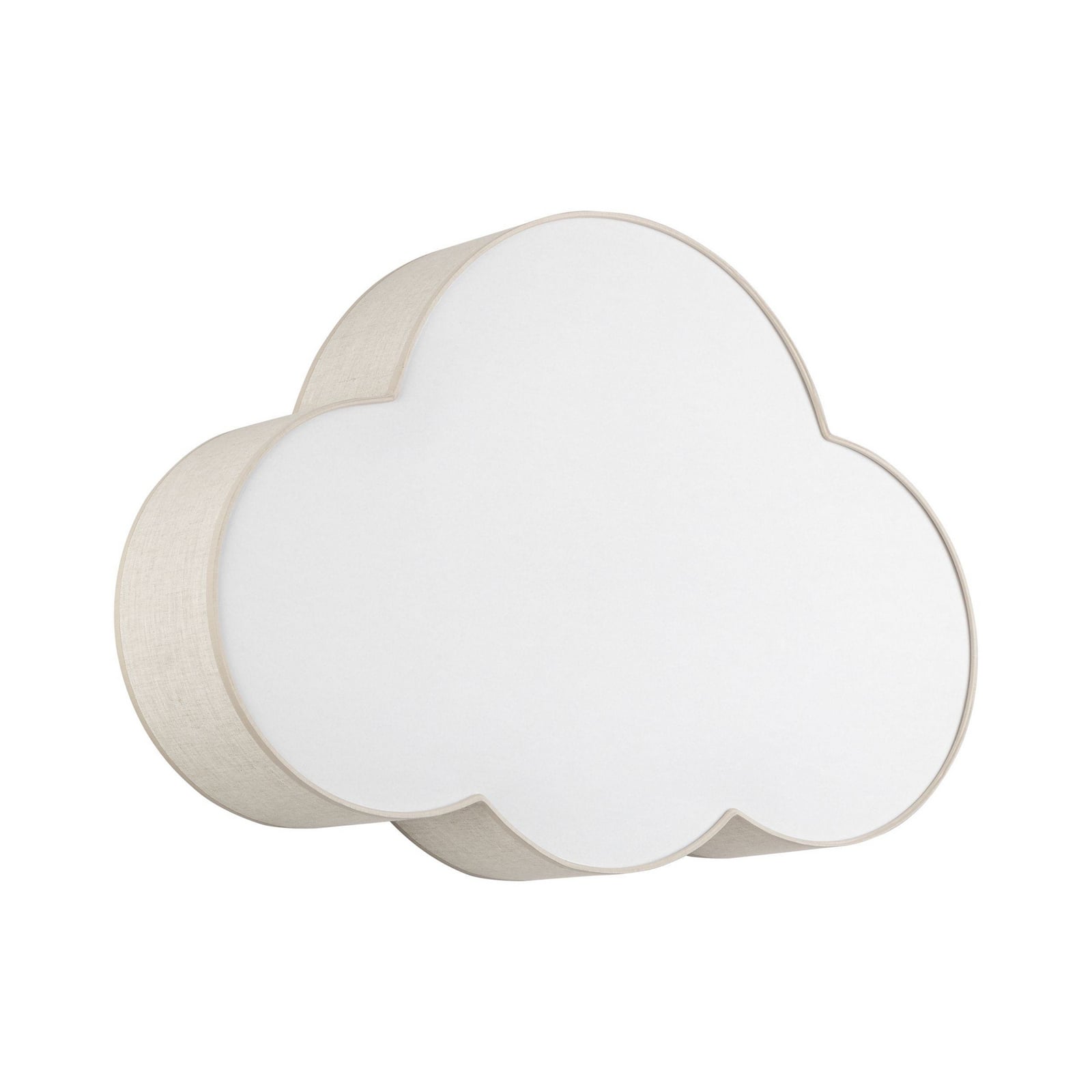 Deckenleuchte Lampe Wolke Cloud Textil beige 63 cm E27 - 5901780543365
