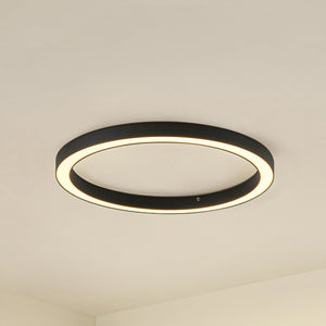 B-Ware Lucande Deckenleuchte Lampe LED schwarz Fernbedienung dimmbar Eisen Kunststoff
