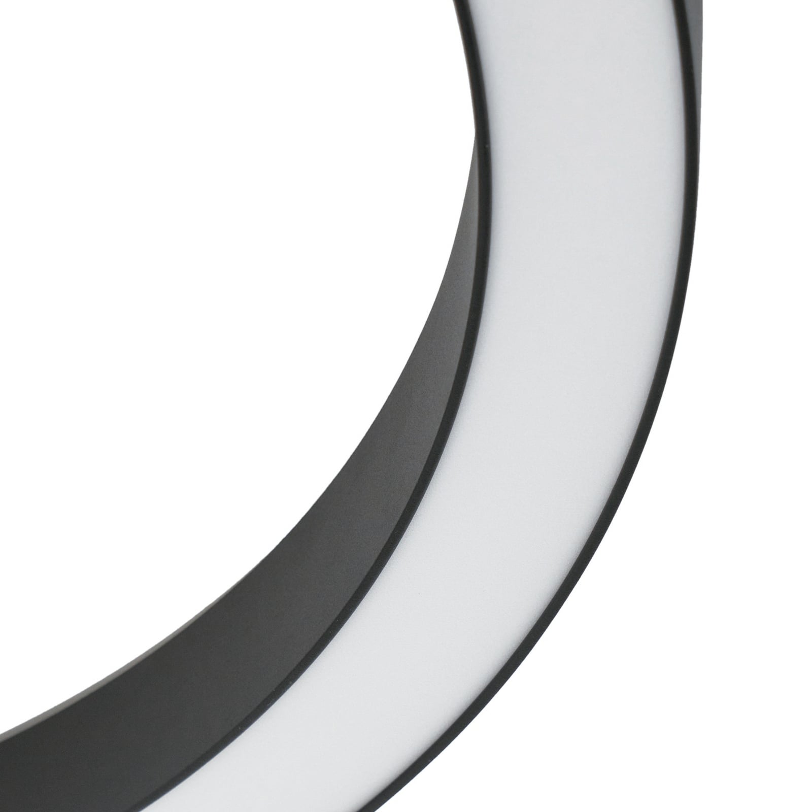 Lucande Deckenleuchte Lampe LED schwarz Fernbedienung dimmbar Eisen Kunststoff - 4255830900648