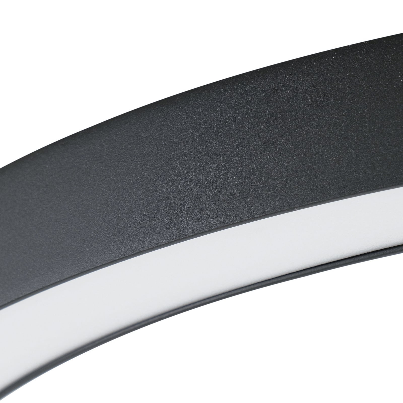 Lucande Deckenleuchte Lampe LED schwarz Fernbedienung dimmbar Eisen Kunststoff - 4255830900648