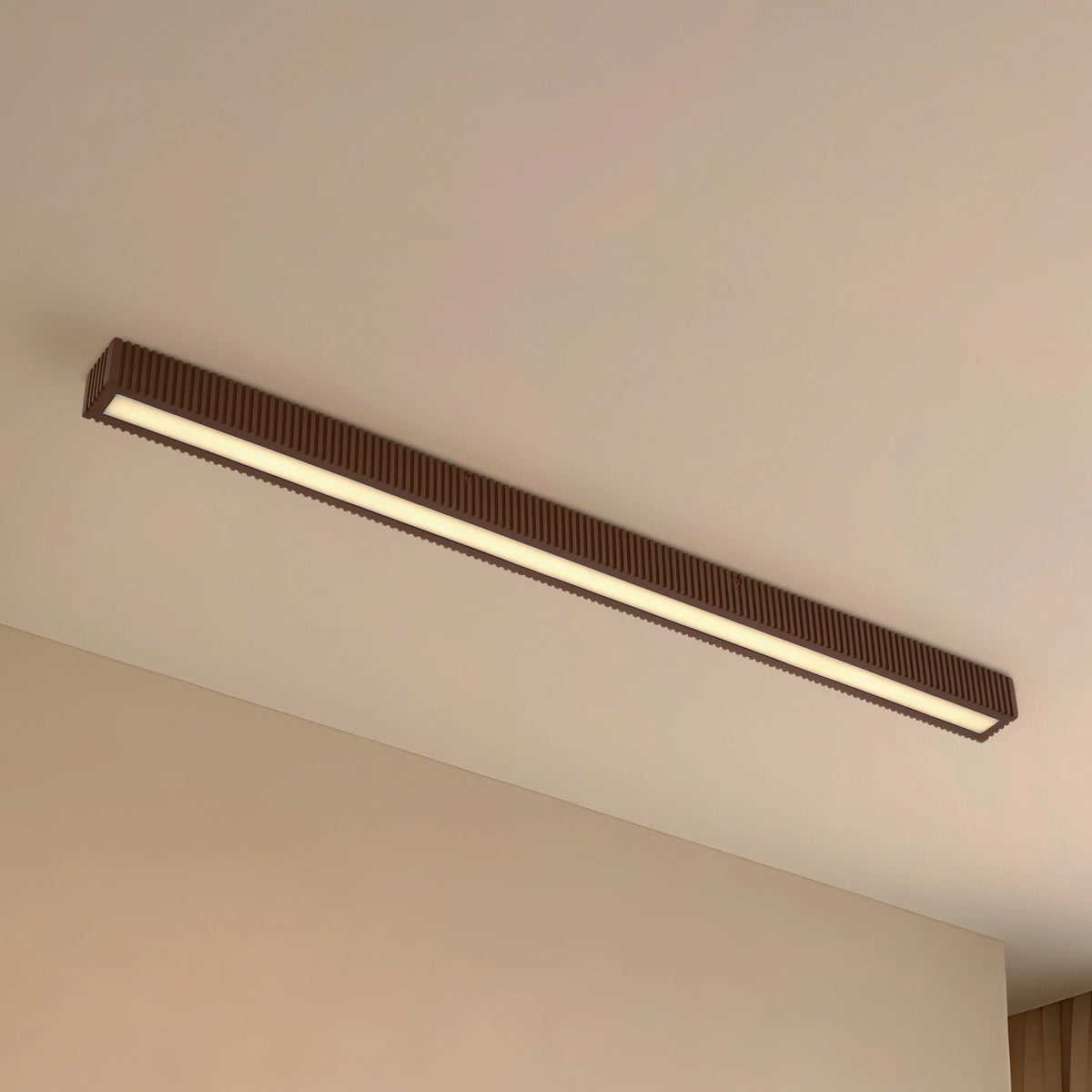 Lucande Deckenleuchte Lampe LED Eiche schwarz dimmbar Holz Emara586 - 4255830900792