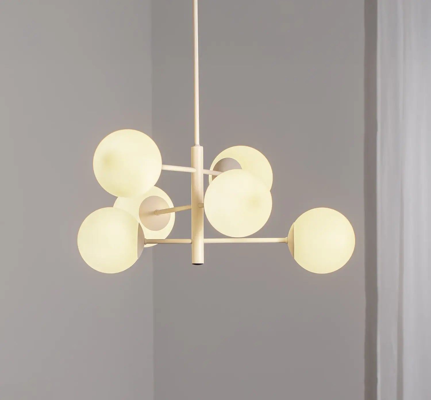 Domiluce Hängeleuchte Pendelleuchte Aurora Weiß Glaslampe ø 60cm Siehe Text/Foto B-Ware - 10041095
