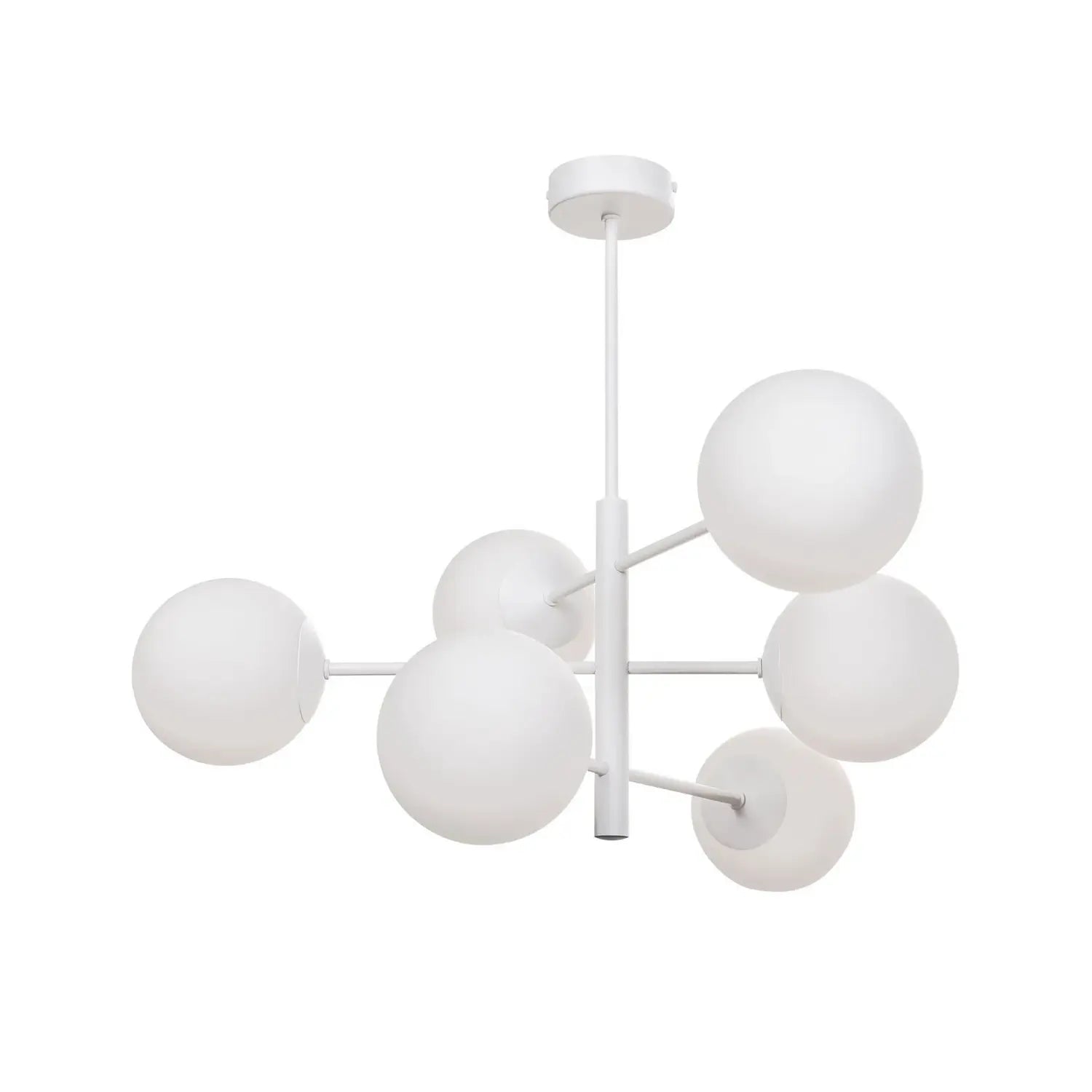Domiluce Hängeleuchte Pendelleuchte Aurora Weiß Glaslampe ø 60cm Siehe Text/Foto B-Ware - 10041095