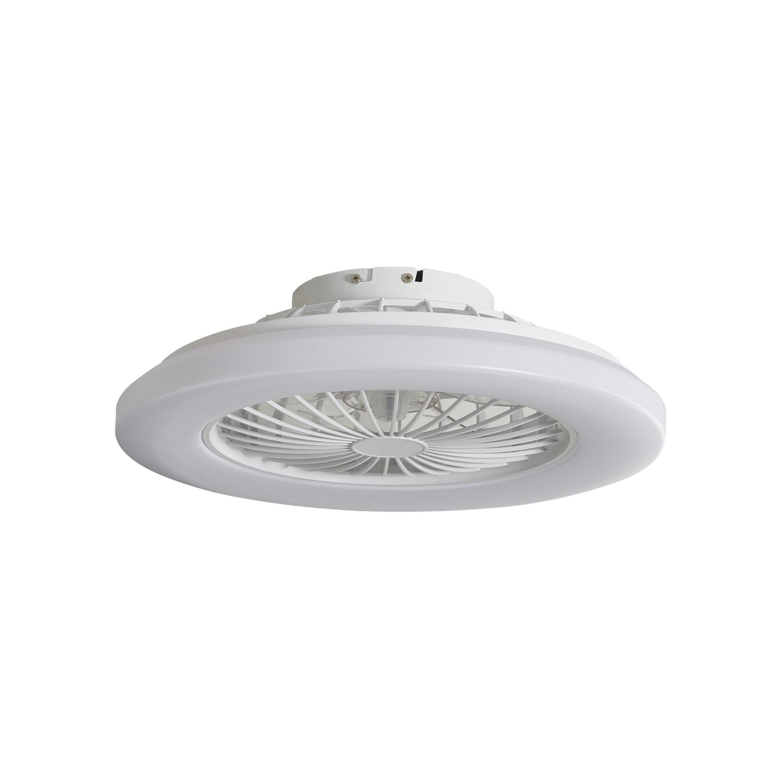 Lindby LED-Deckenventilator Vedin DC 49 cm dimmbar Fernbedienung weiß - 4255830901874