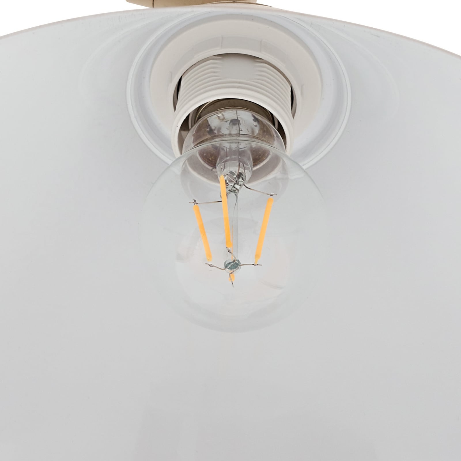 Lindby Bogenlampe Triangolo beige 195 cm Metall E27 Stehlampe IP20 - 4255830902697